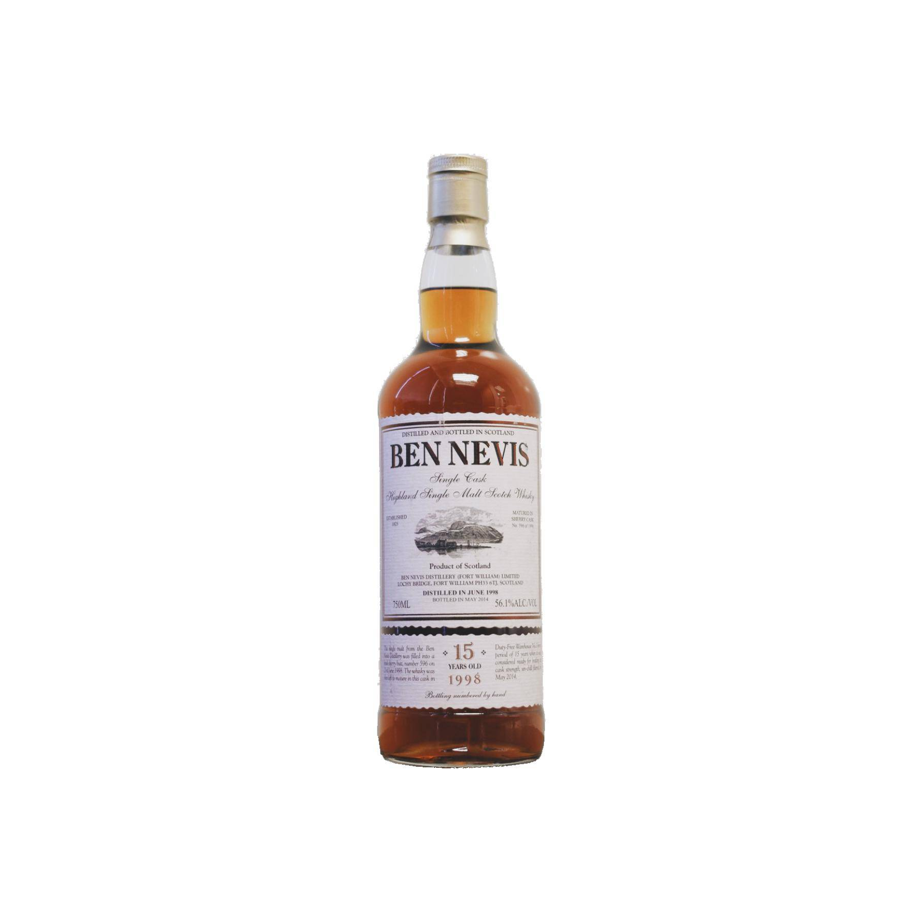 Ben Nevis Single Cask 1998 15 Years Single Malt Whisky