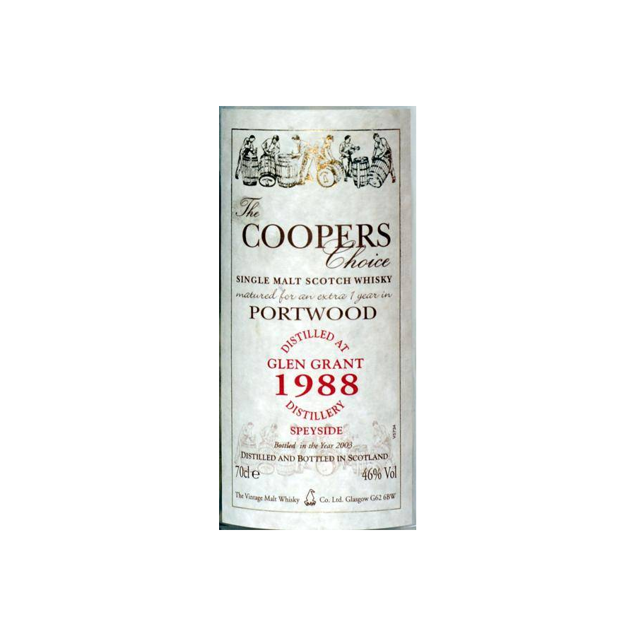 Glen Grant The Cooper's Choice 1988 15 Years Single Malt Whisky 2