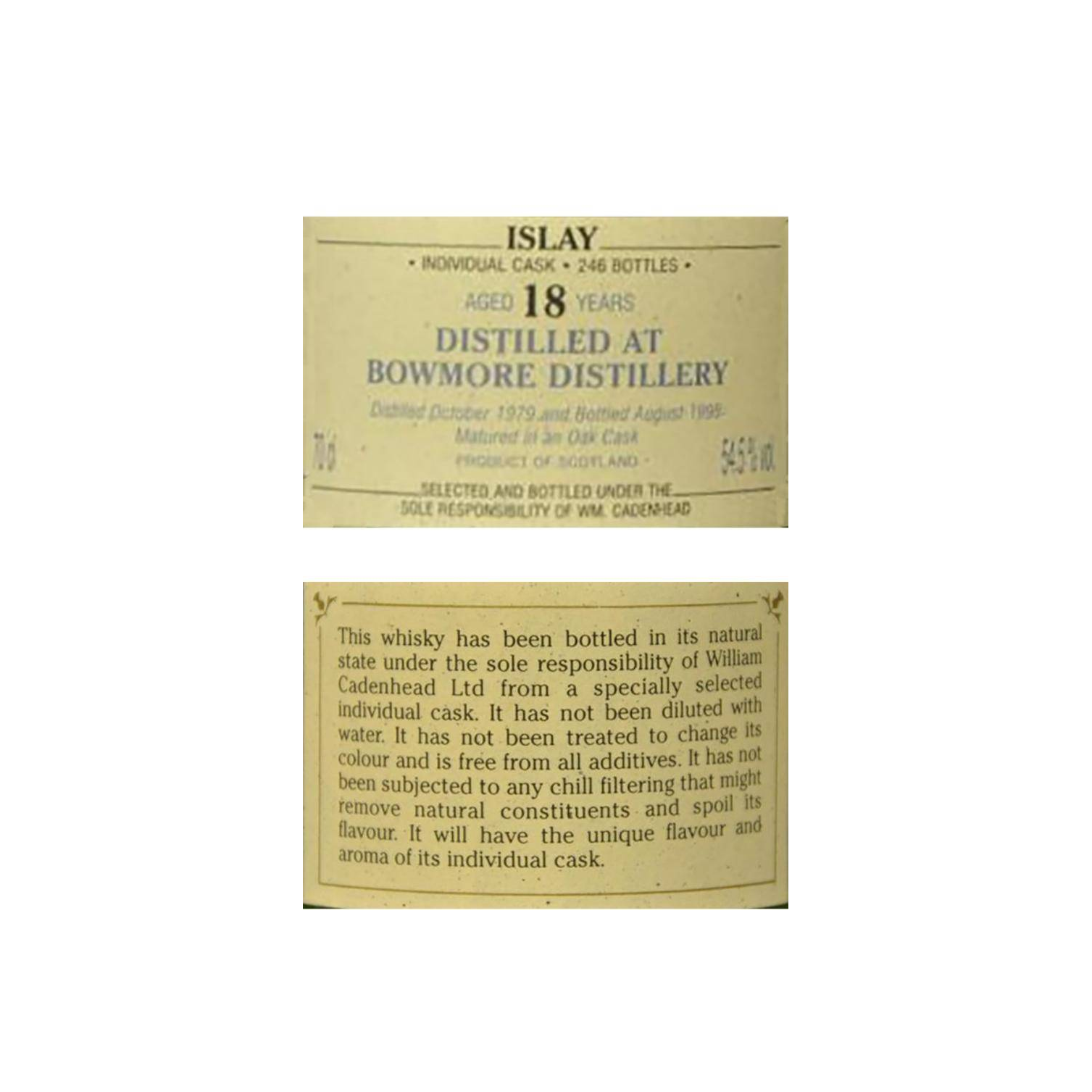 Bowmore Authentic Collection 1979 18 Years Single Malt Whisky 3