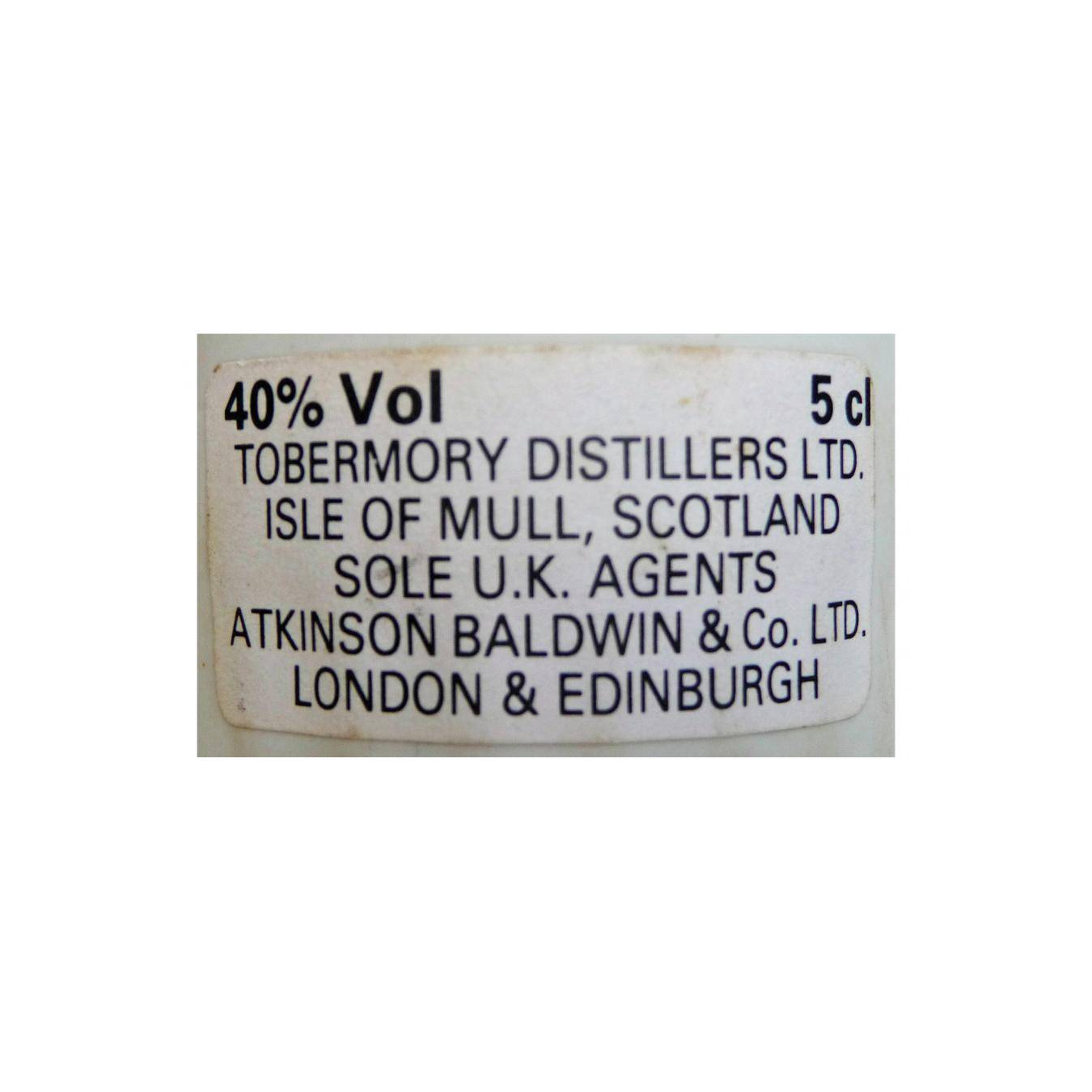 Tobermory Single Malt Whisky 3