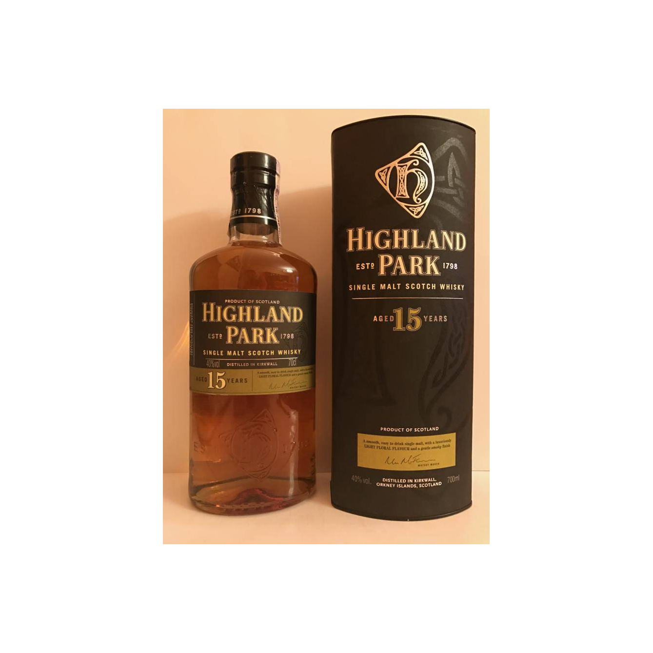 Highland Park 15 Years Single Malt Whisky 2