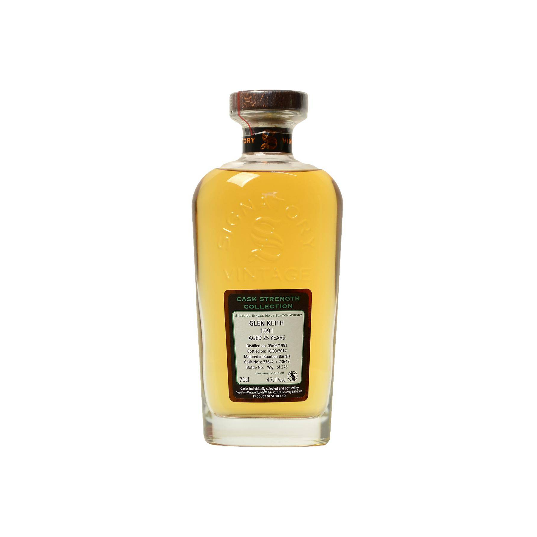 Glen Keith Cask Strength Collection 1991 25 Years Single Malt Whisky 2