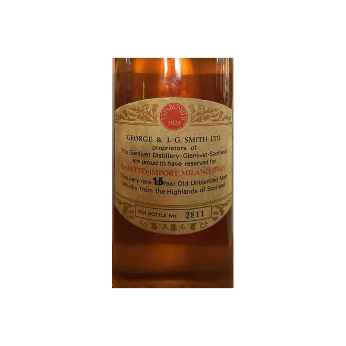 The Glenlivet 1954 15 Years Single Malt Whisky 2