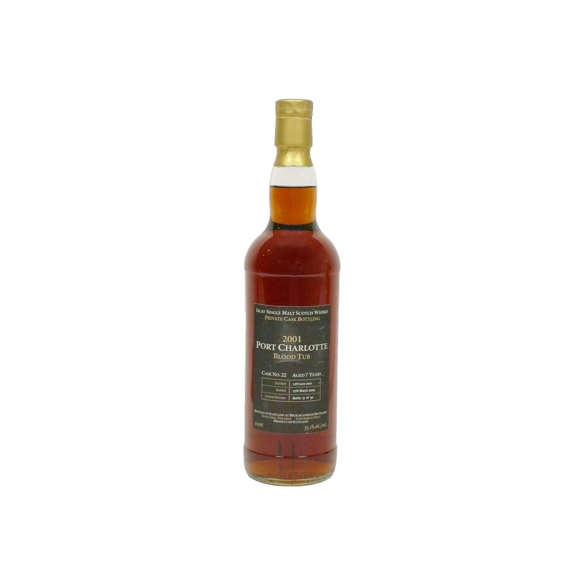 Port Charlotte 2001 7 Years Single Malt Whisky