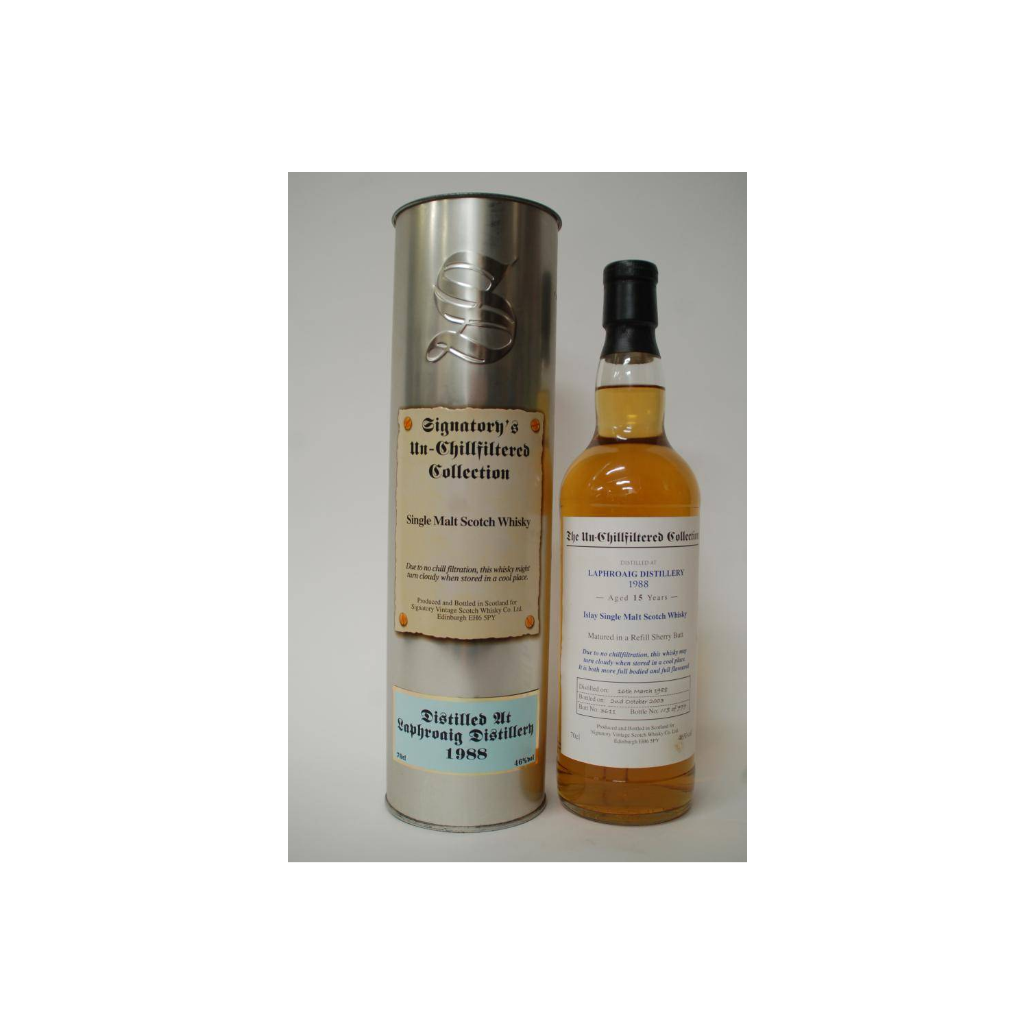 Laphroaig The Un-Chillfiltered Collection 1988 15 Years Single Malt Whisky 2