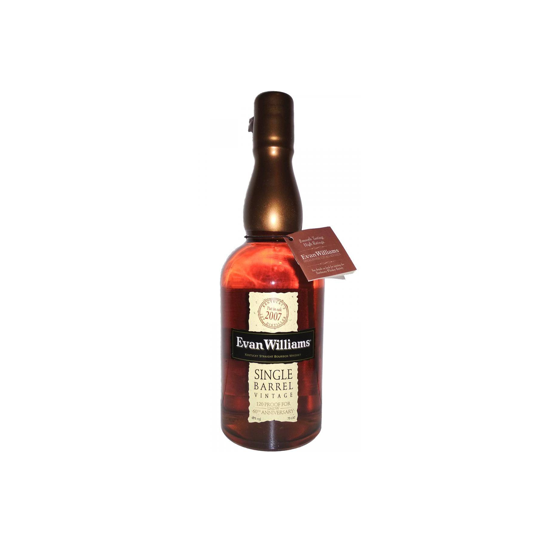 Evan Williams Single Cask 2007 9 Years Bourbon Whisky