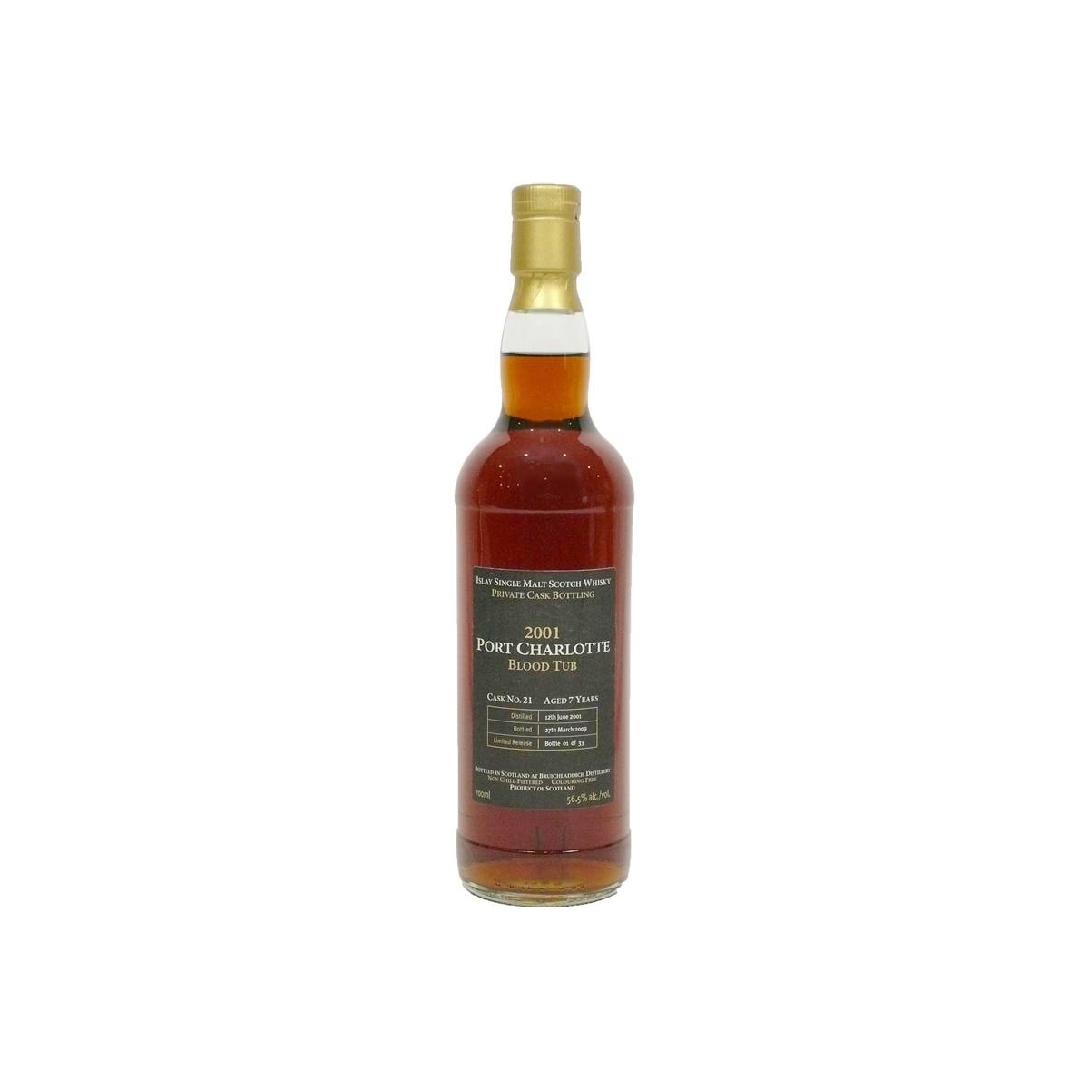 Port Charlotte 2001 7 Years Single Malt Whisky