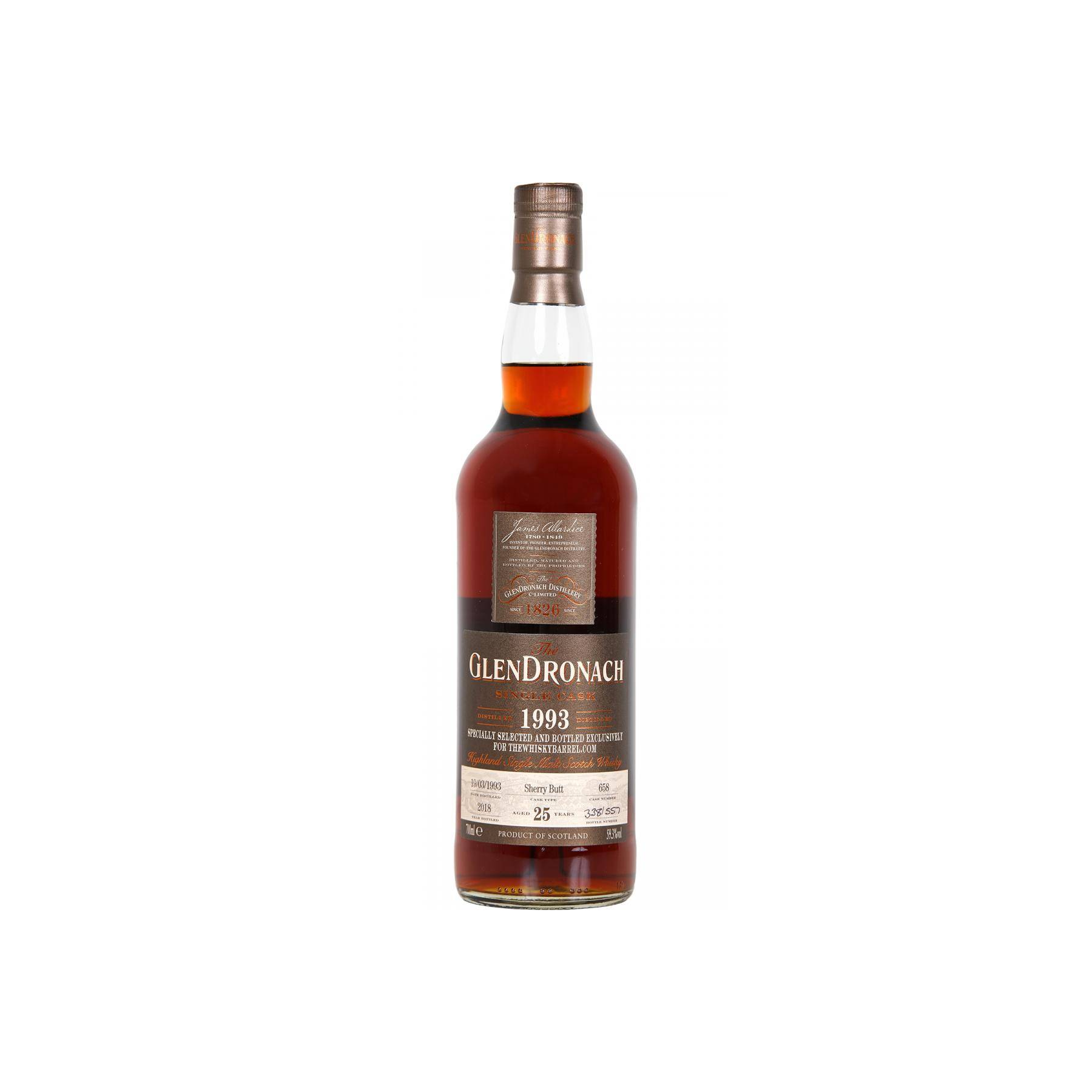 GlenDronach Single Cask 1993 25 Years Single Malt Whisky