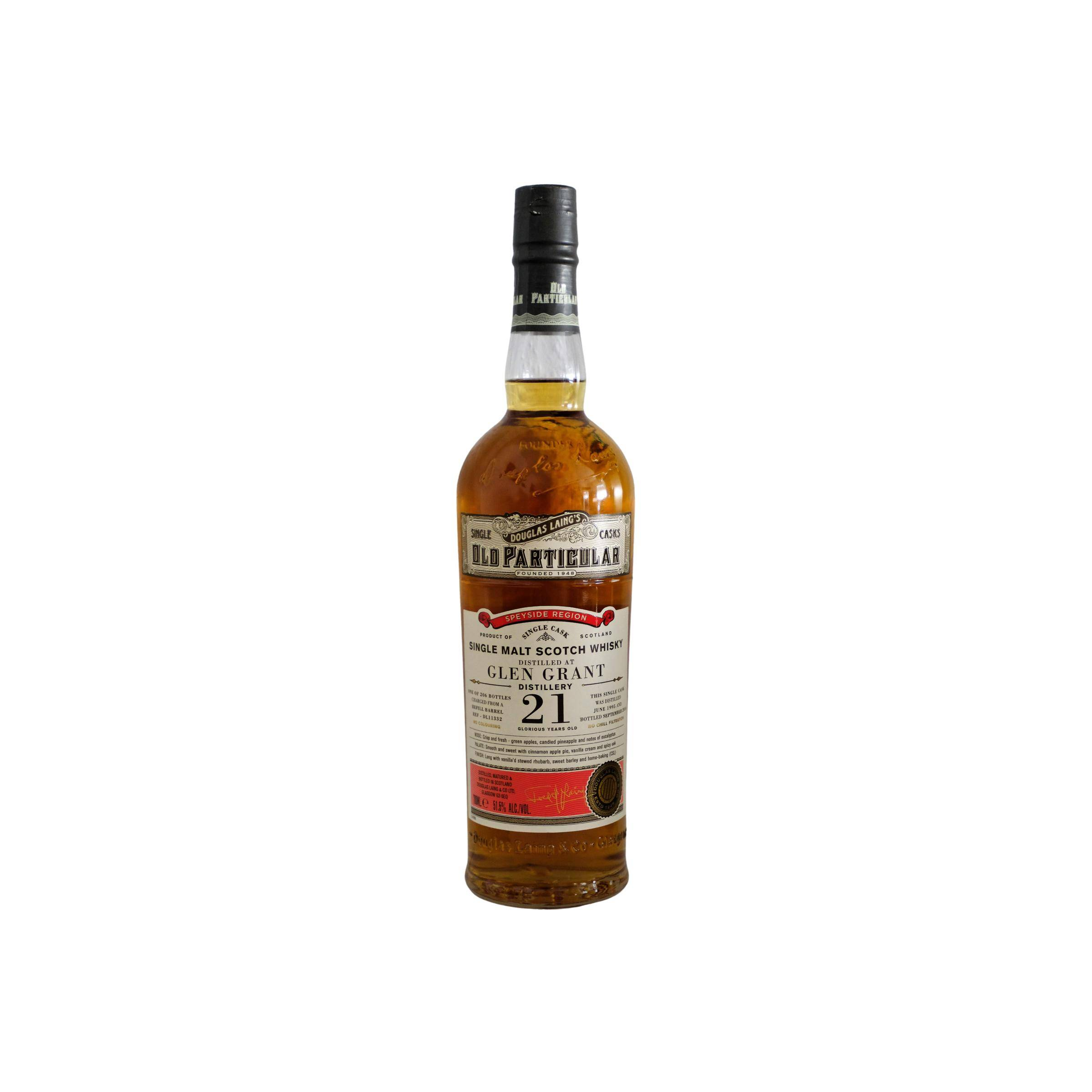 Glen Grant Old Particular 1995 21 Years Single Malt Whisky