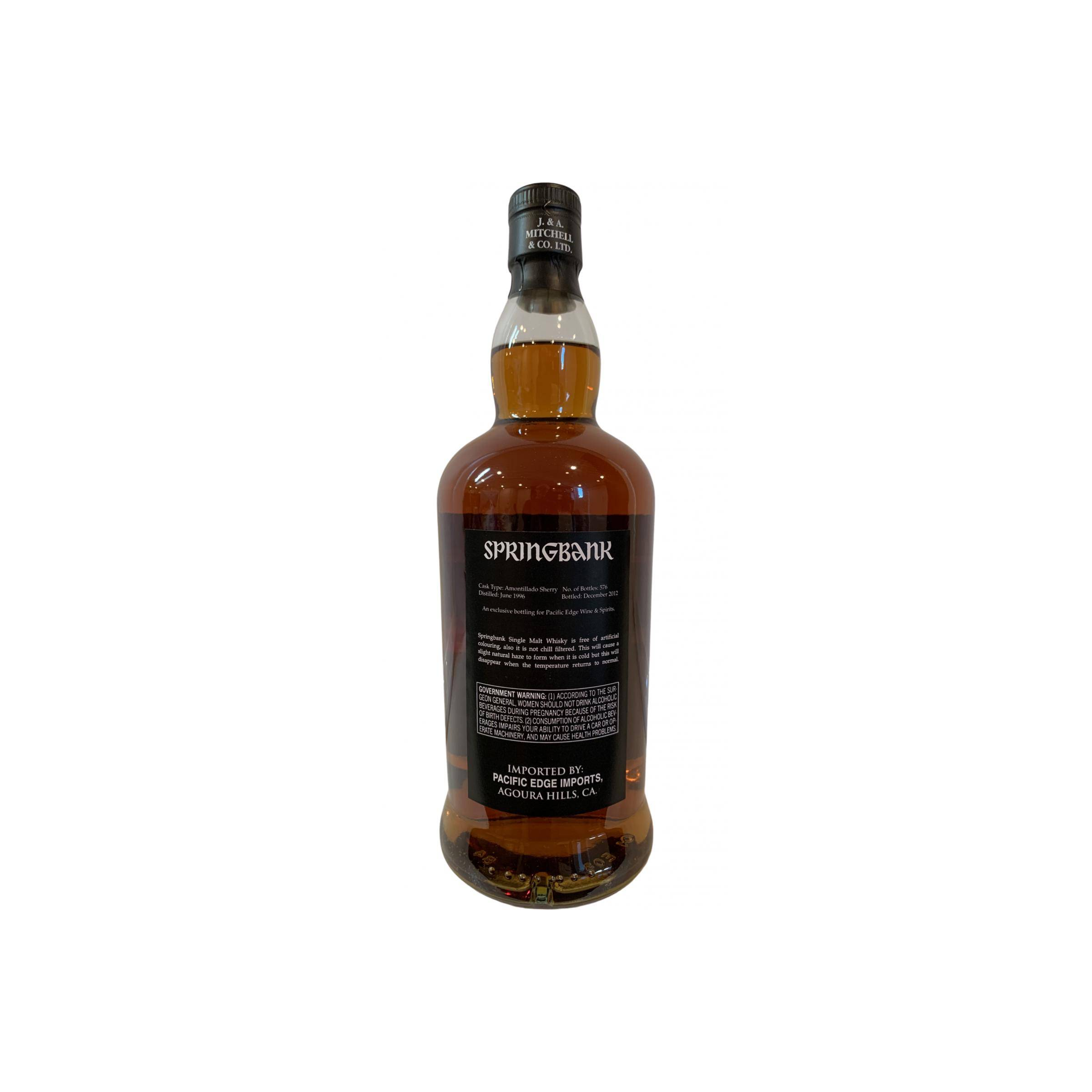 Springbank Cask Strength Collection 1996 16 Years Single Malt Whisky 2