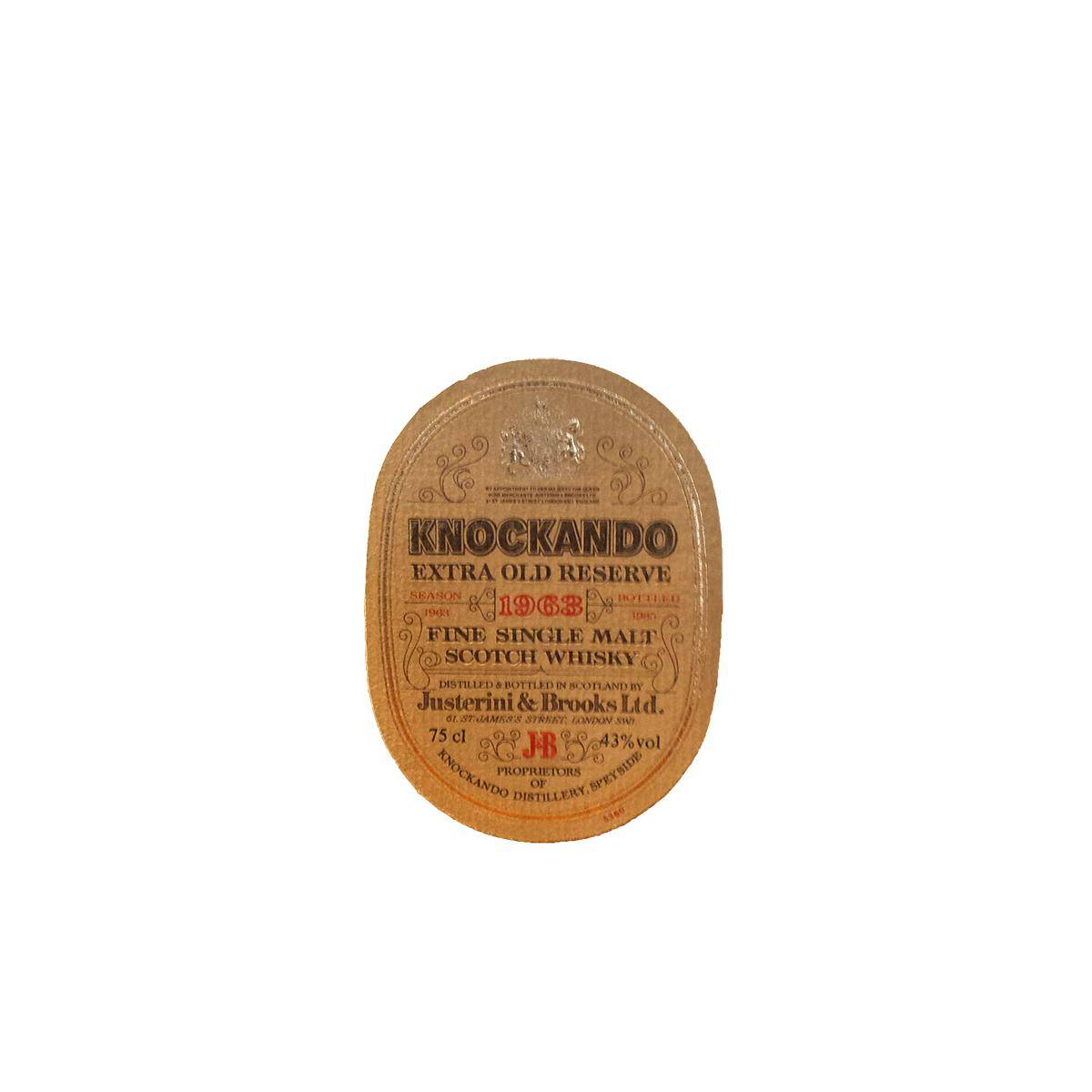 Knockando 1963 22 Years Single Malt Whisky