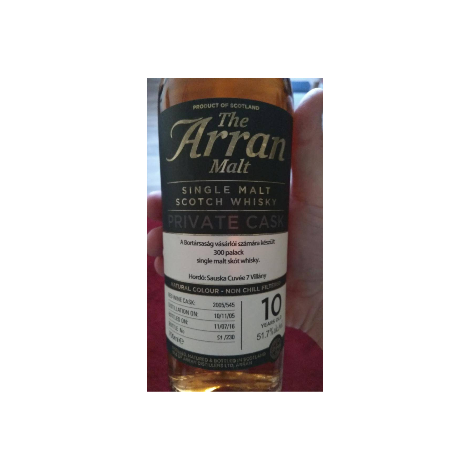 Arran Private Cask 2005 10 Years Single Malt Whisky 3
