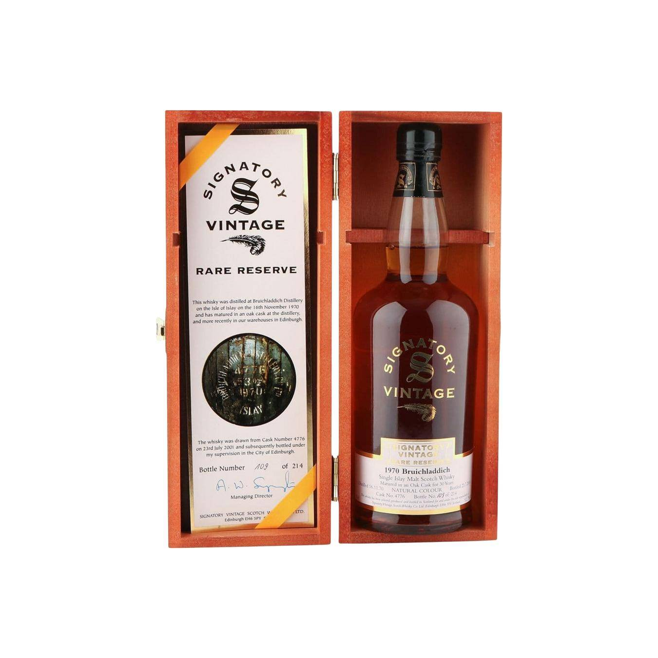 Bruichladdich 1970 30 Years Single Malt Whisky 3