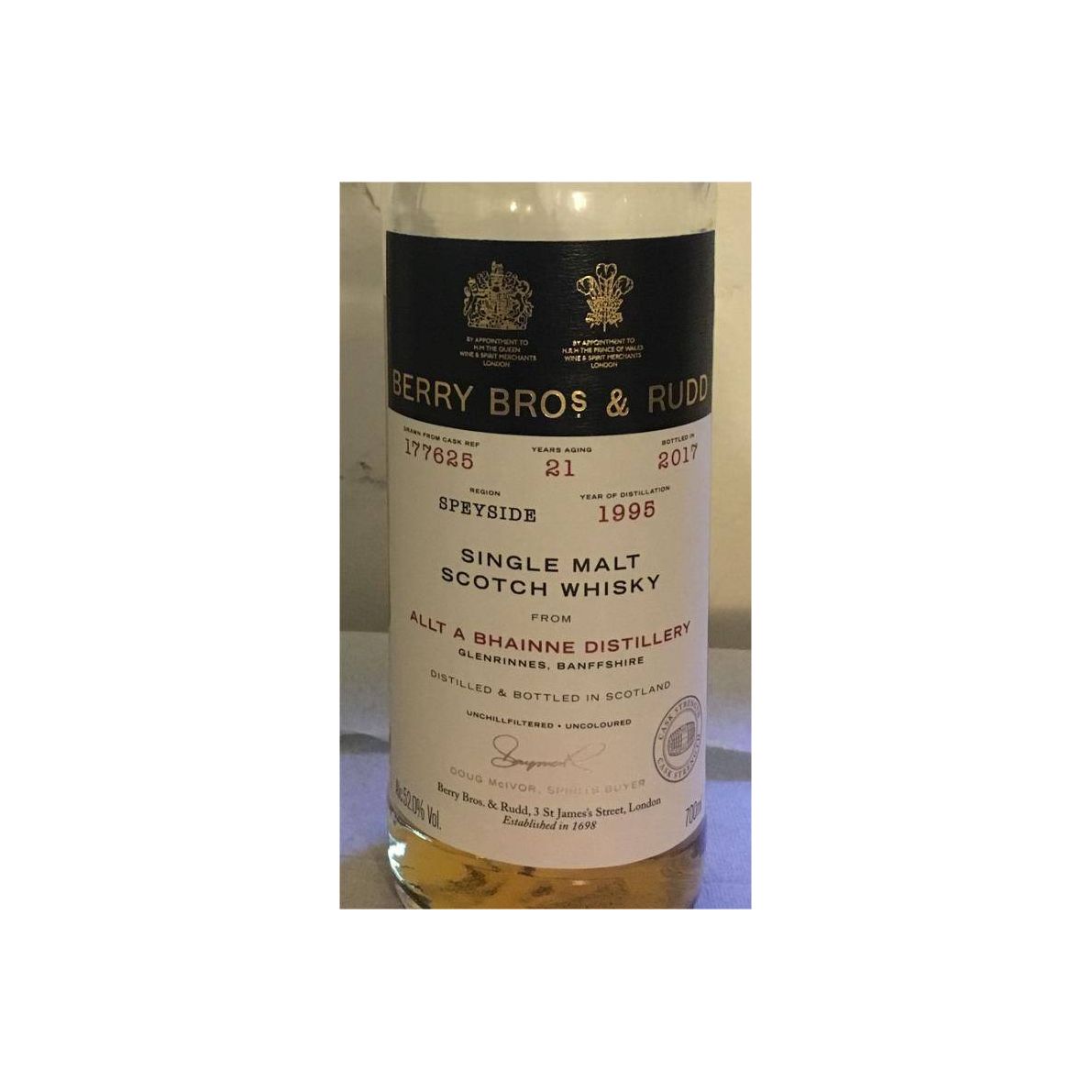 Allt-A-Bhainne 1995 21 Years Single Malt Whisky 2