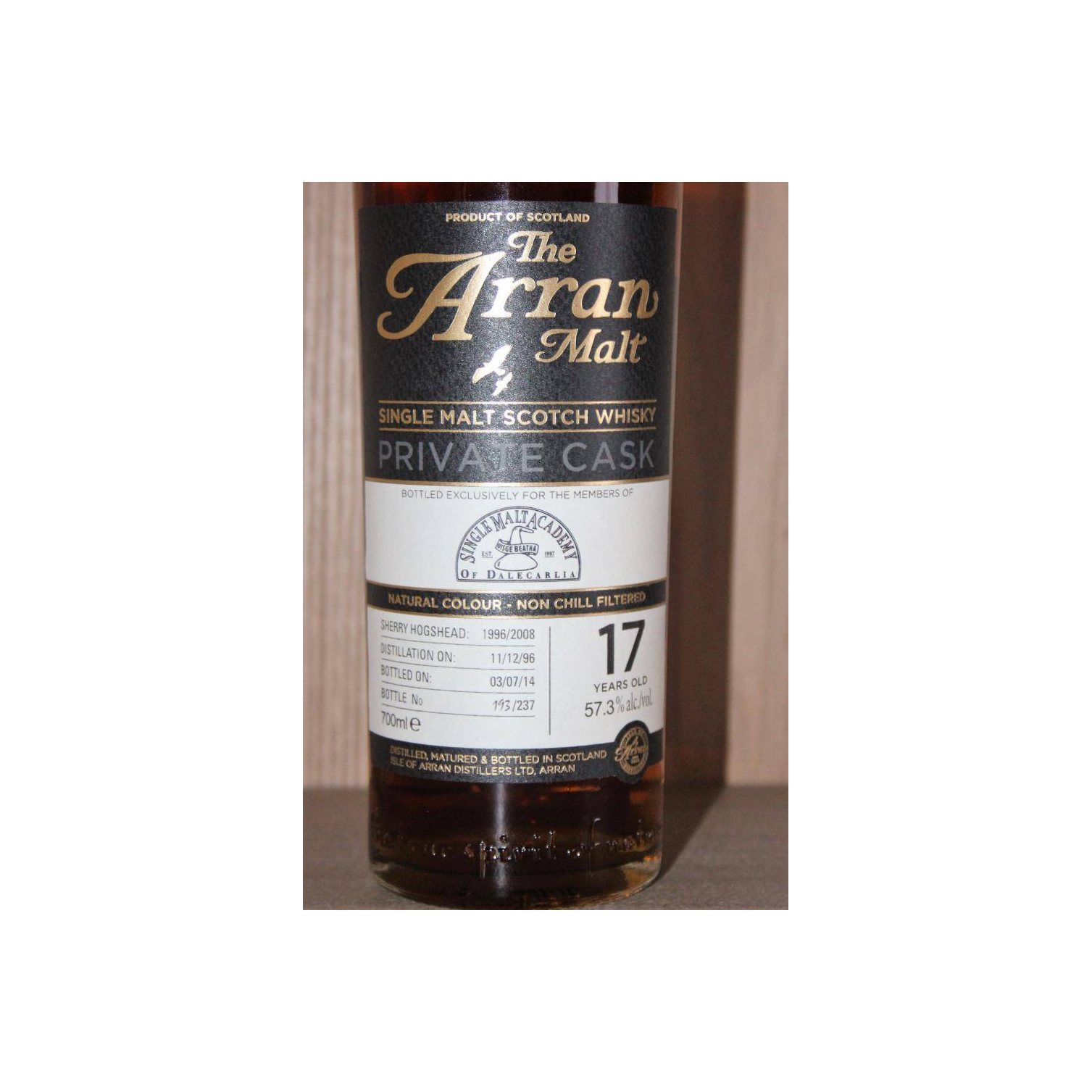 Arran Private Cask 1996 17 Years Single Malt Whisky 2