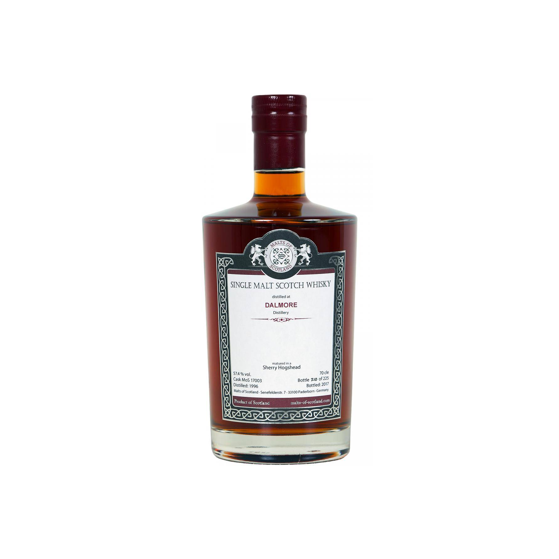 The Dalmore 1996 21 Years Single Malt Whisky