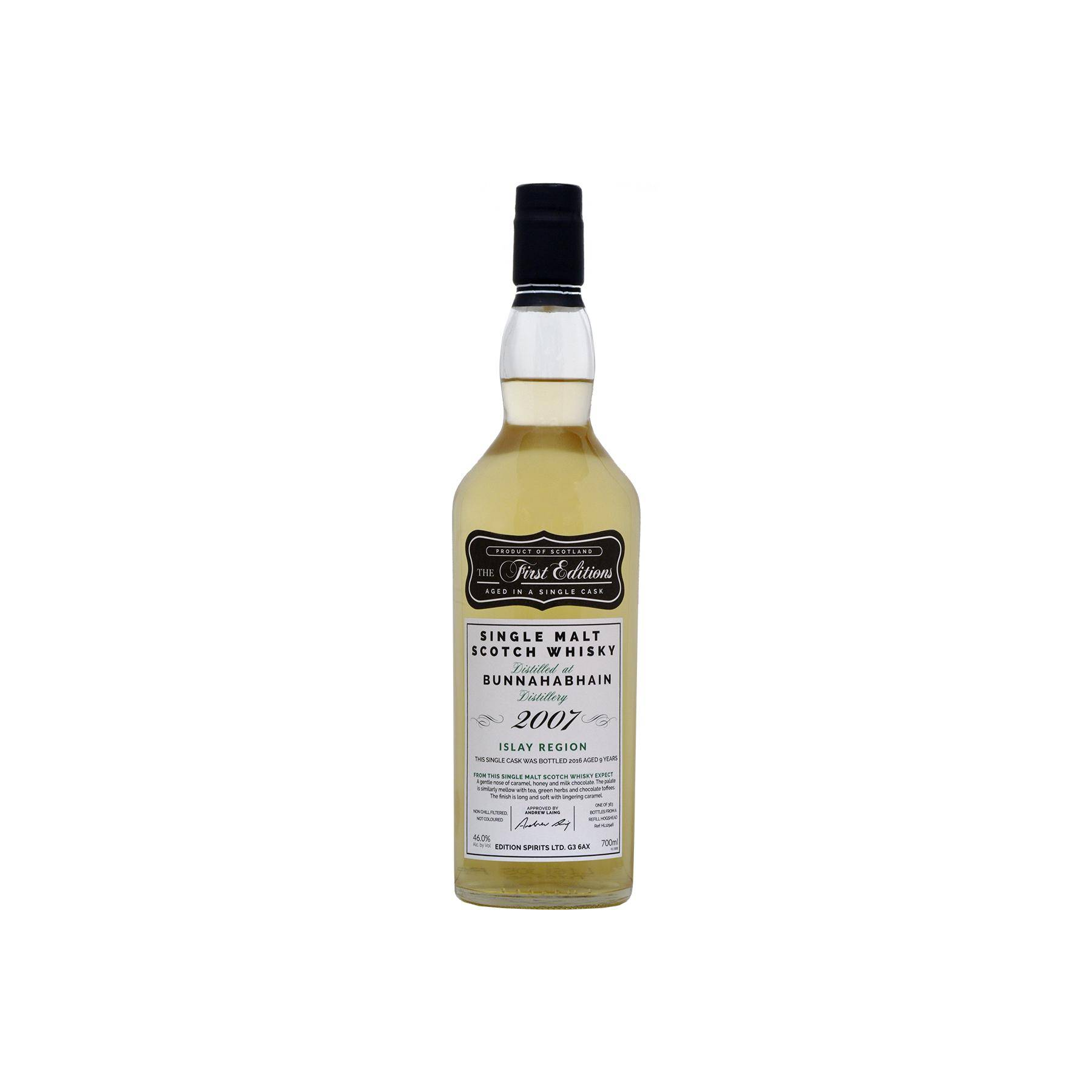 Bunnahabhain The First Editions 2007 9 Years Single Malt Whisky