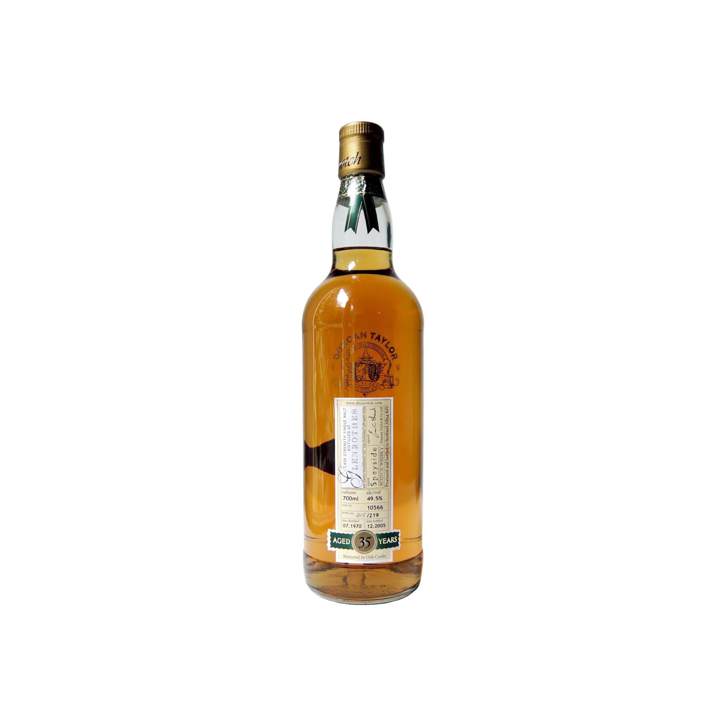 The Glenrothes Rare Auld 1970 35 Years Single Malt Whisky