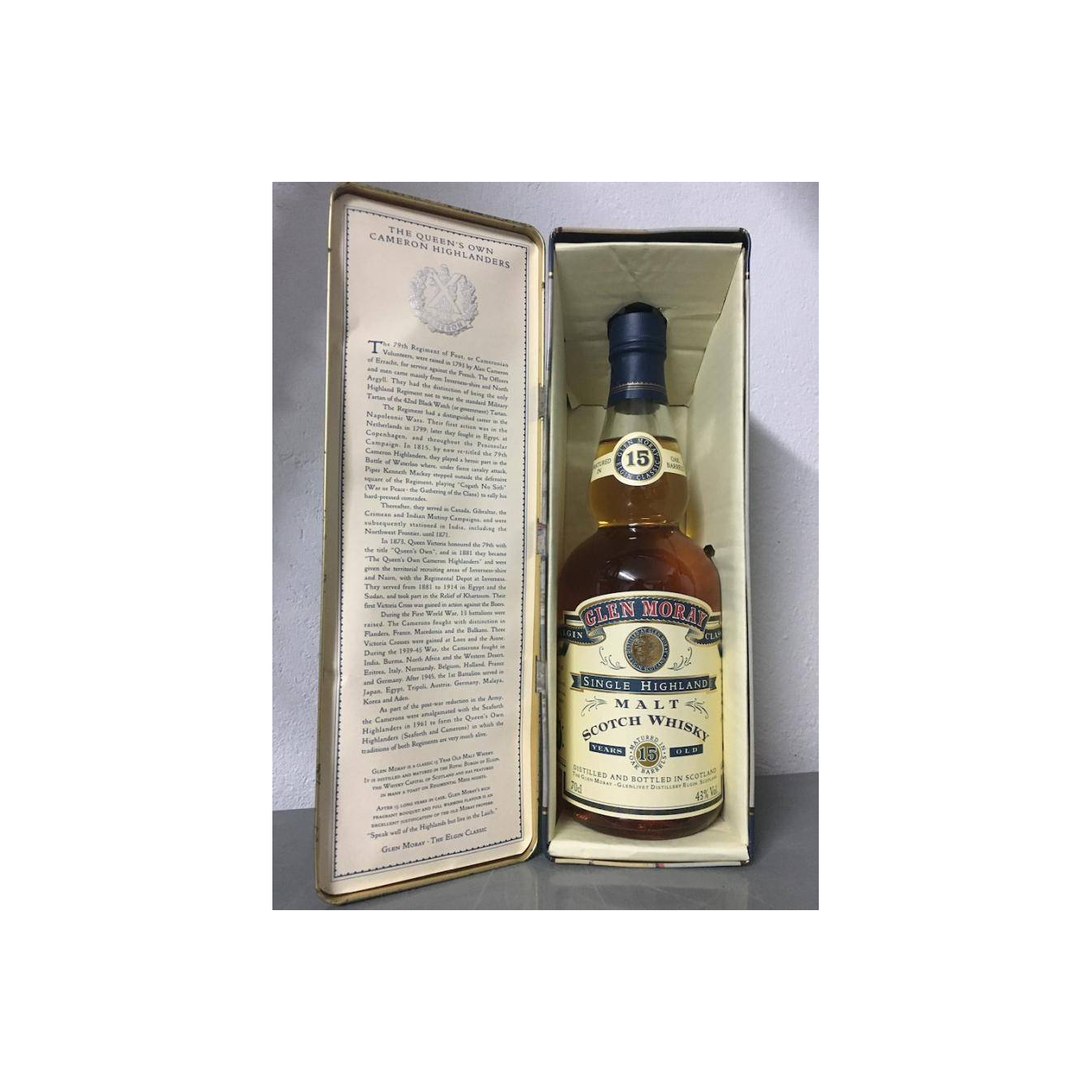 Glen Moray 15 Years Single Malt Whisky 3