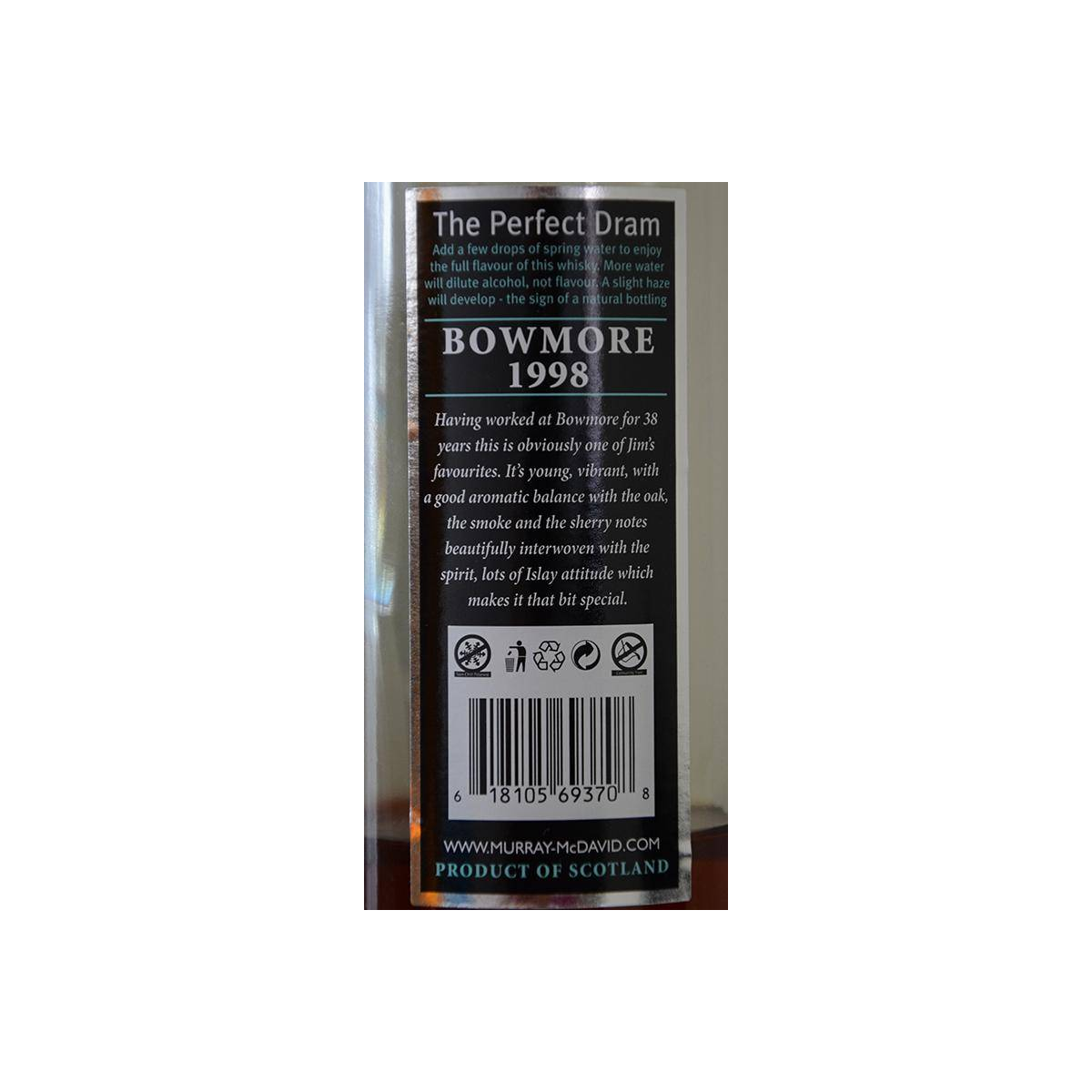Bowmore 1998 10 Years Single Malt Whisky 2