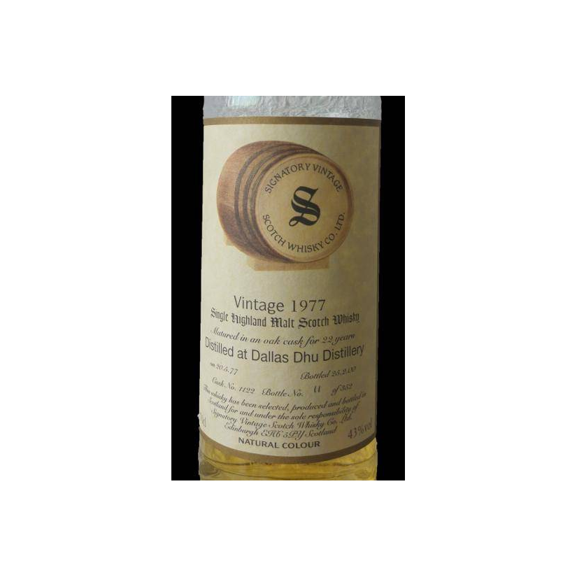 Dallas Dhu Vintage Collection 1977 22 Years Single Malt Whisky