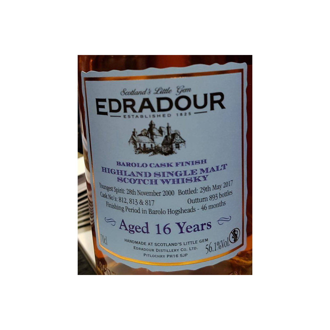 Edradour 2000 16 Years Single Malt Whisky 3