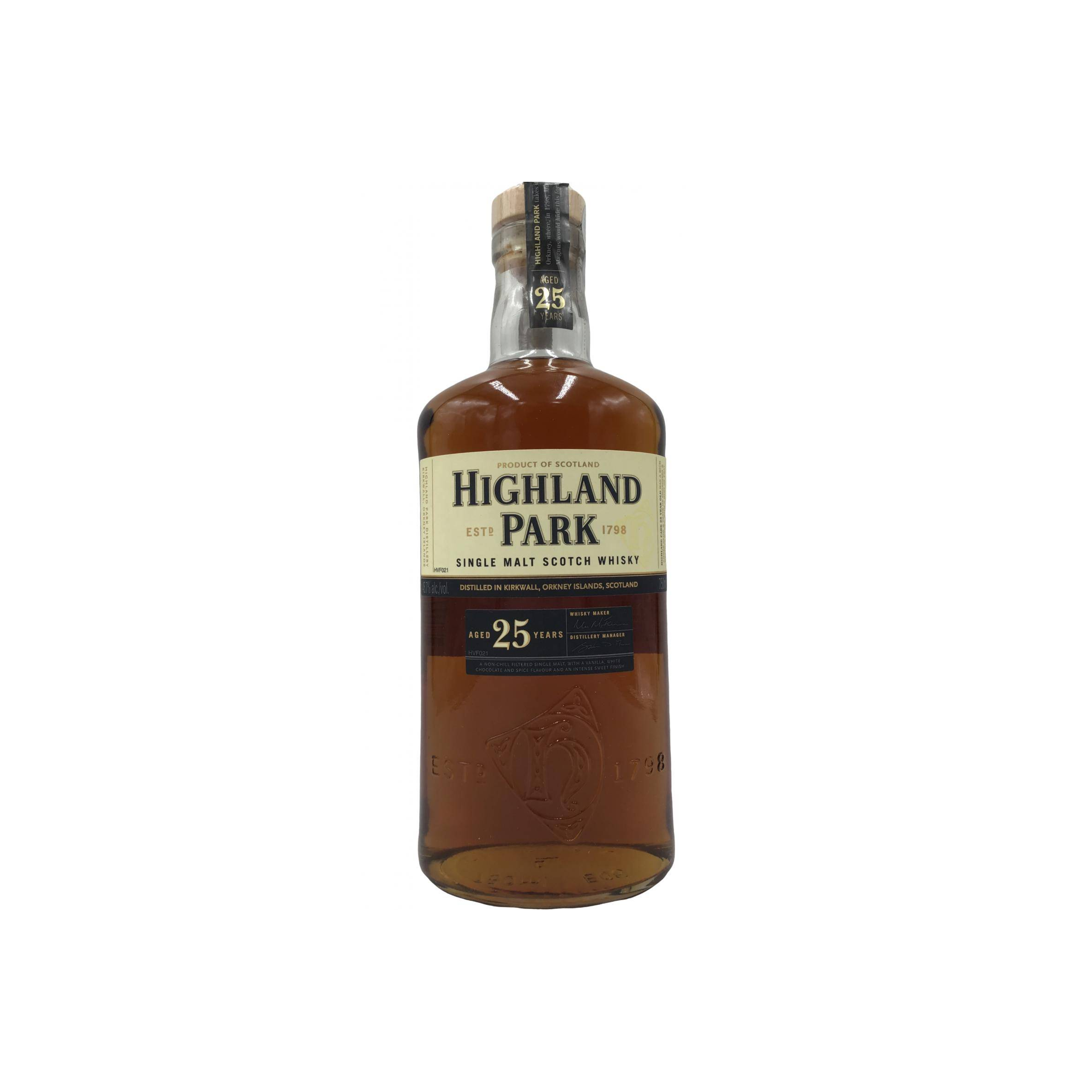 Highland Park 25 Years Single Malt Whisky