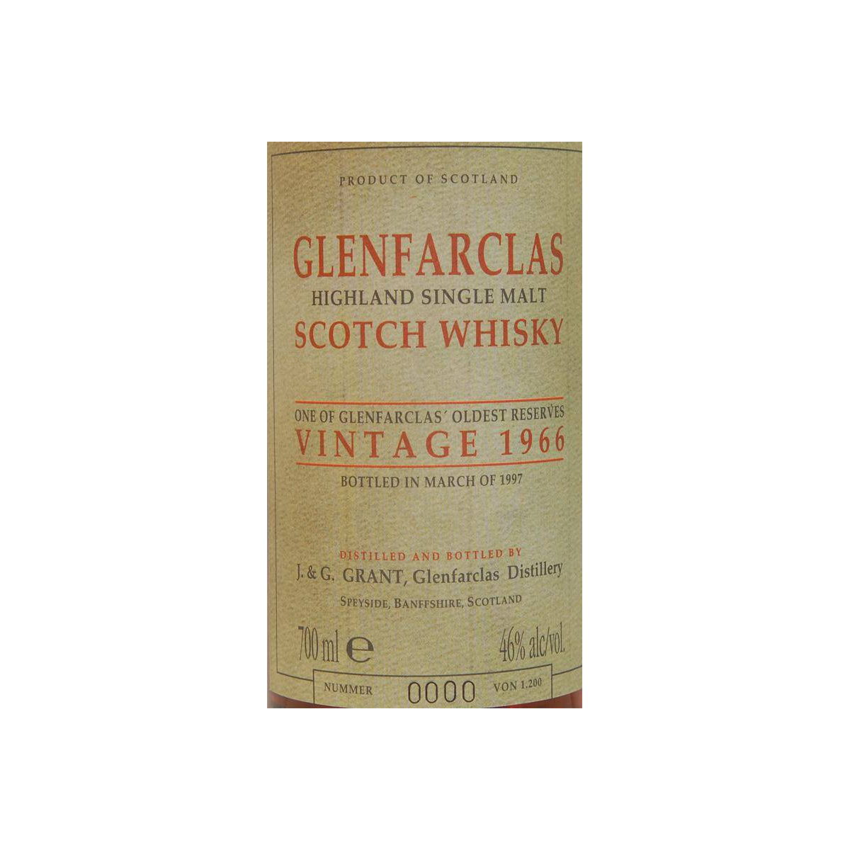 Glenfarclas 1966 30 Years Single Malt Whisky 2