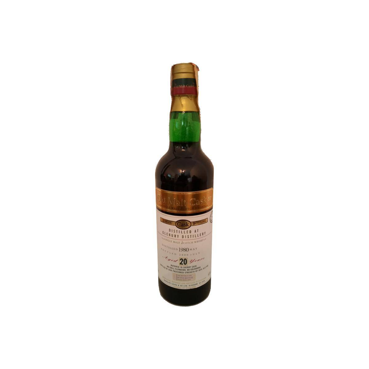 Glenury Royal Old Malt Cask 1980 20 Years Single Malt Whisky