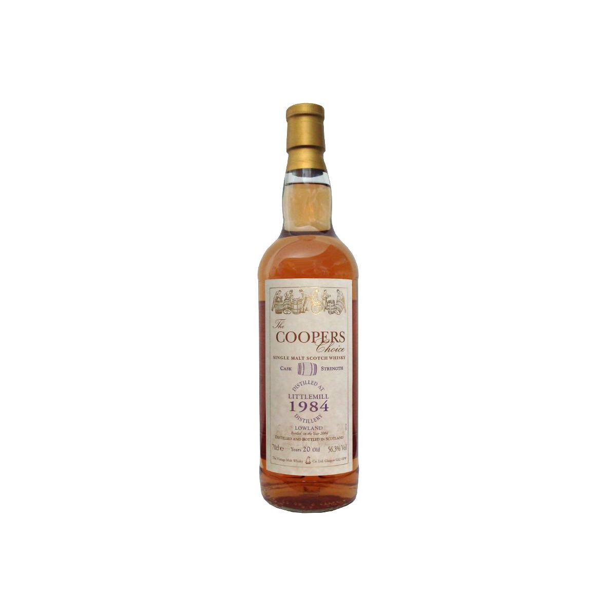 Littlemill The Cooper's Choice 1984 20 Years Single Malt Whisky