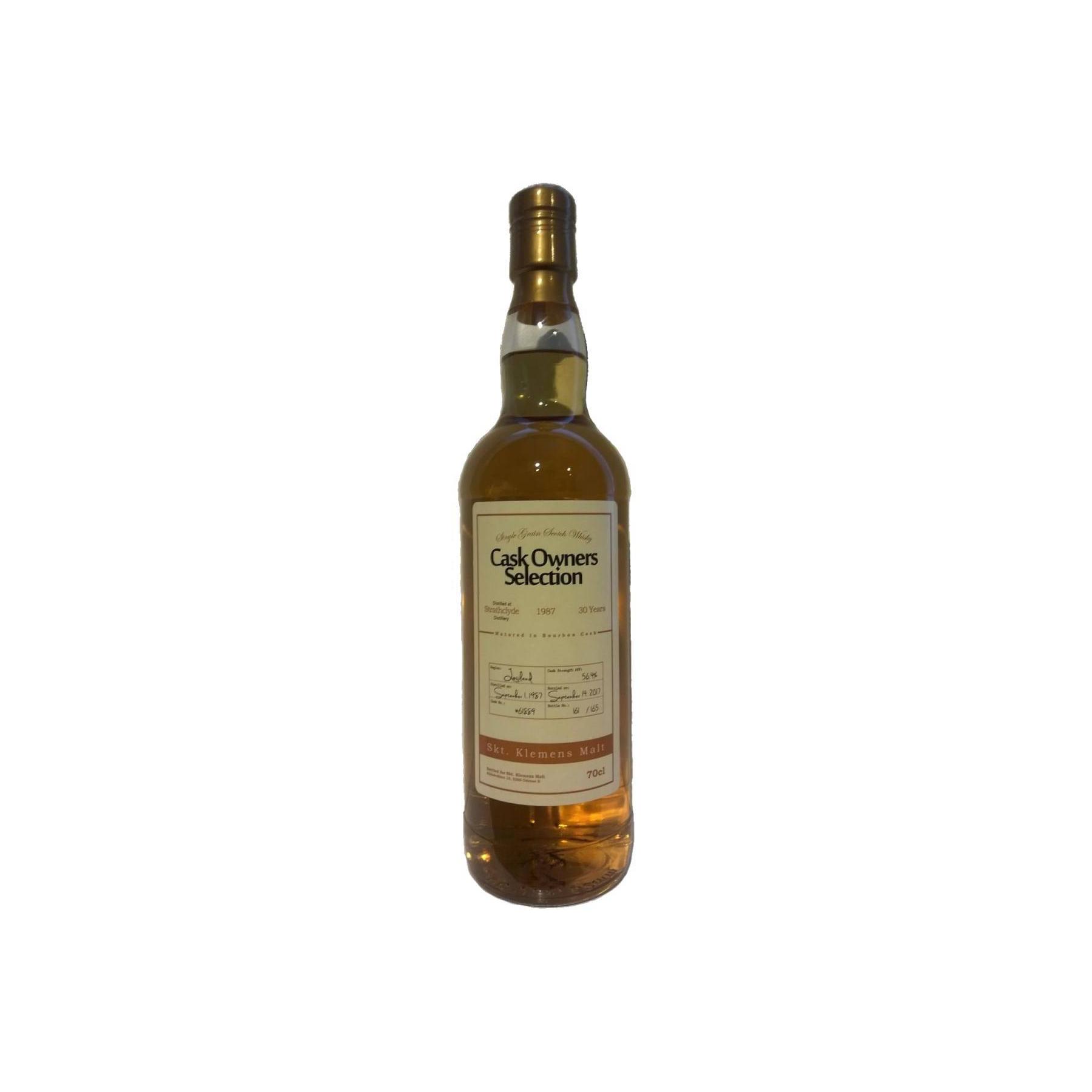 Strathclyde 1987 30 Years Single Grain Whisky