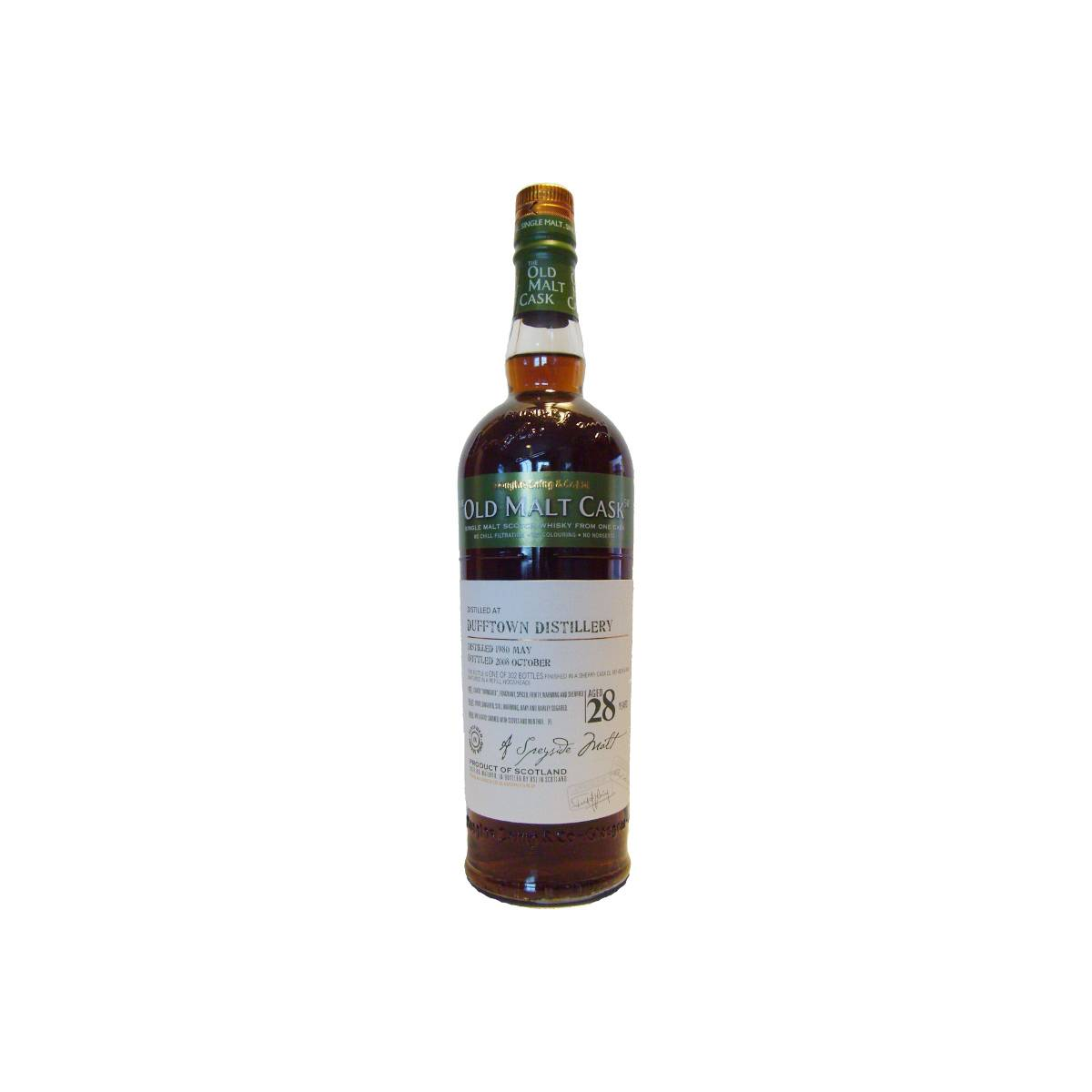 Dufftown Old Malt Cask 1980 28 Years Single Malt Whisky