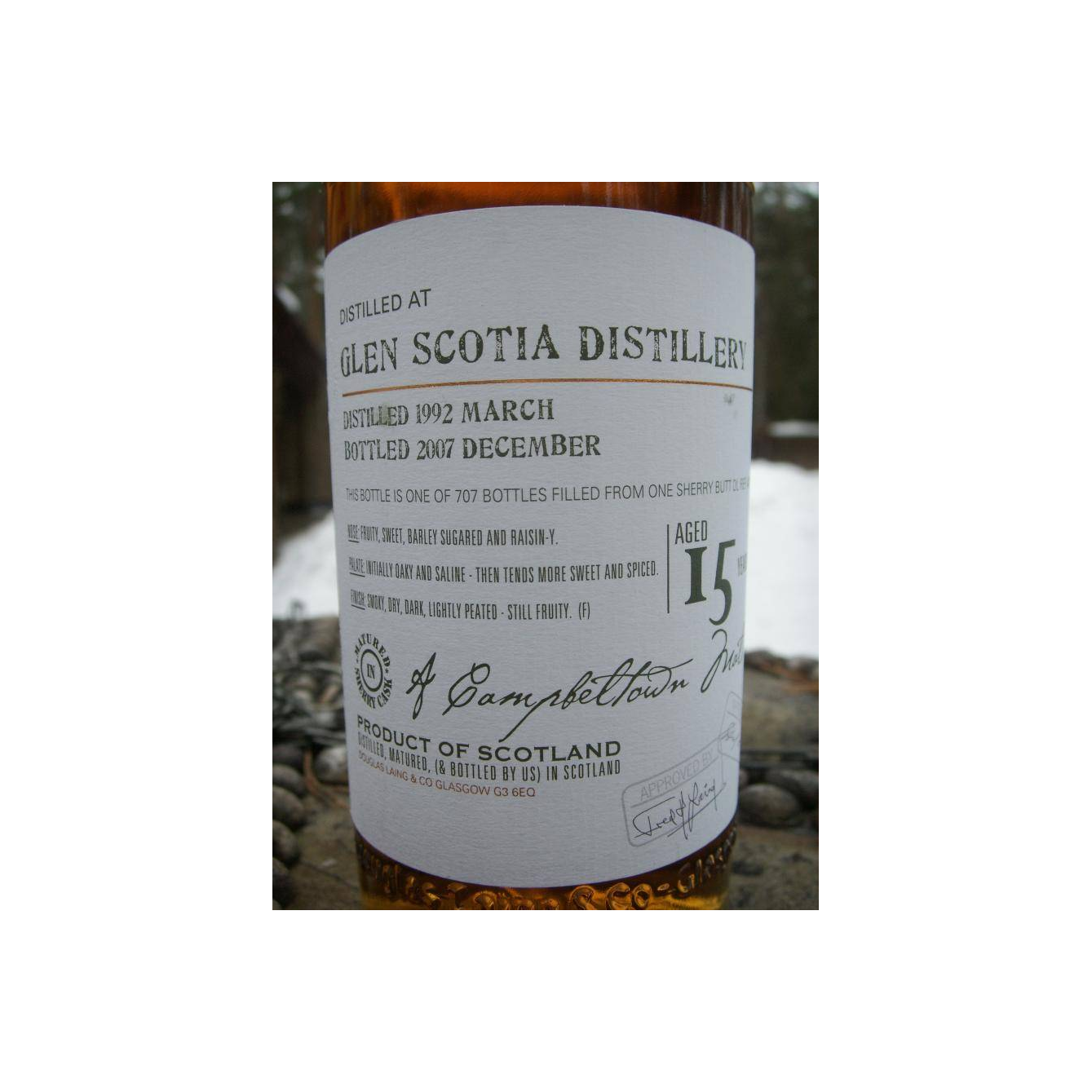 Glen Scotia Old Malt Cask 1992 15 Years Single Malt Whisky