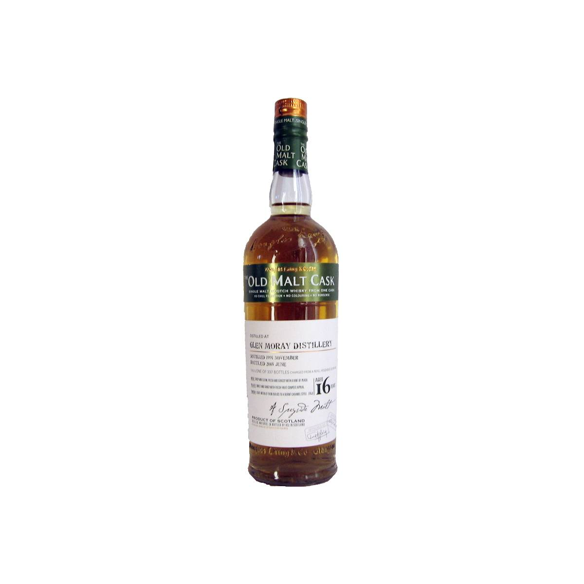 Glen Moray Old Malt Cask 1991 16 Years Single Malt Whisky