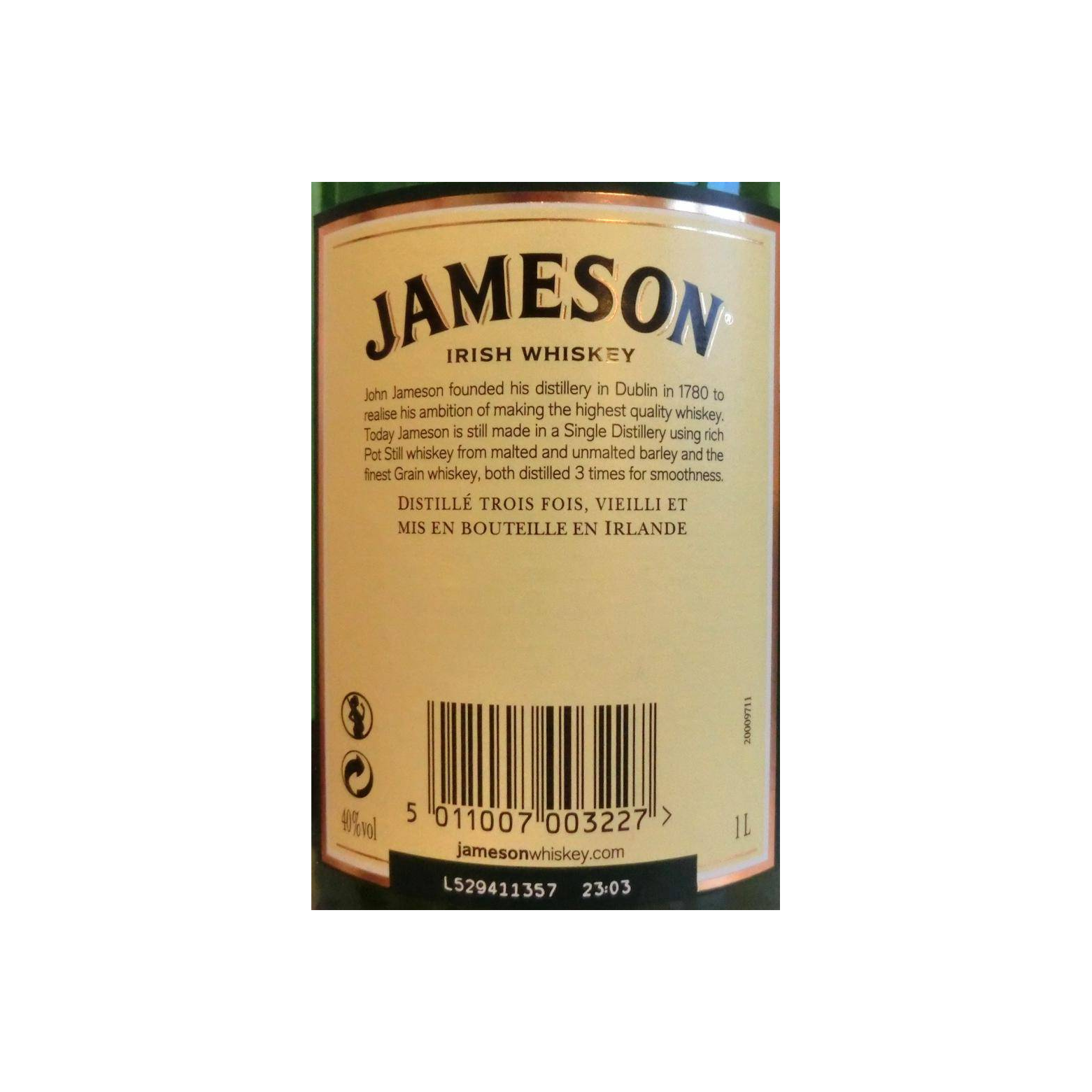 Jameson Blended Whisky 3
