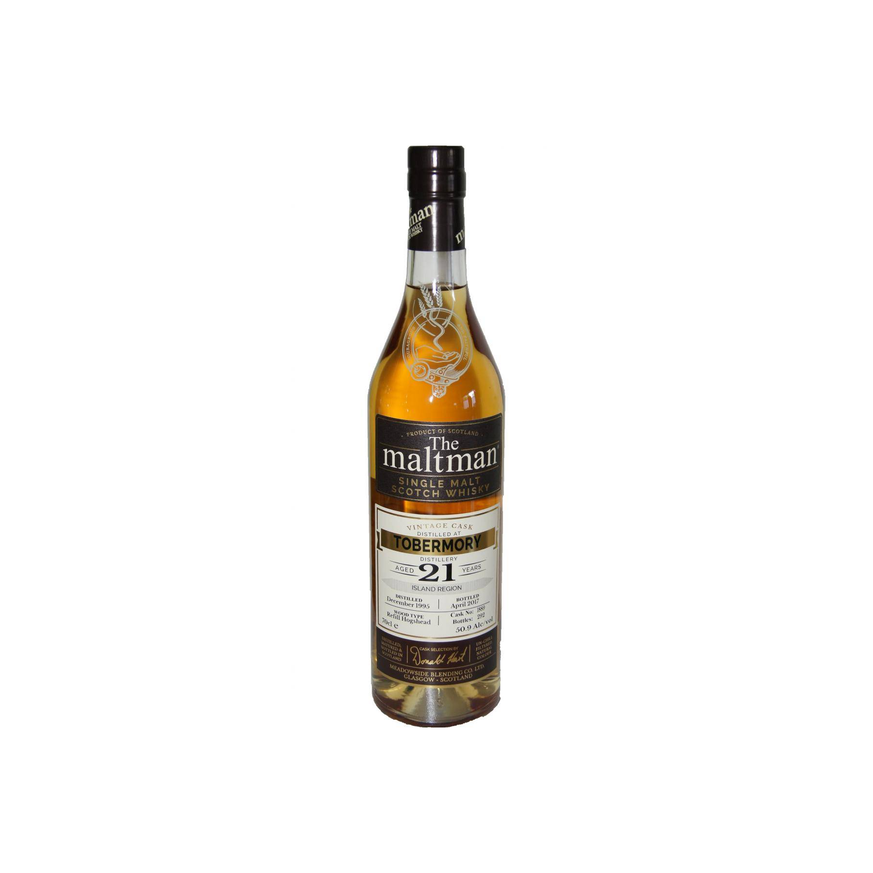 Tobermory 1995 21 Years Single Malt Whisky