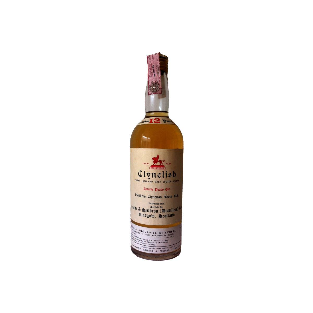 Clynelish 12 Years Single Malt Whisky