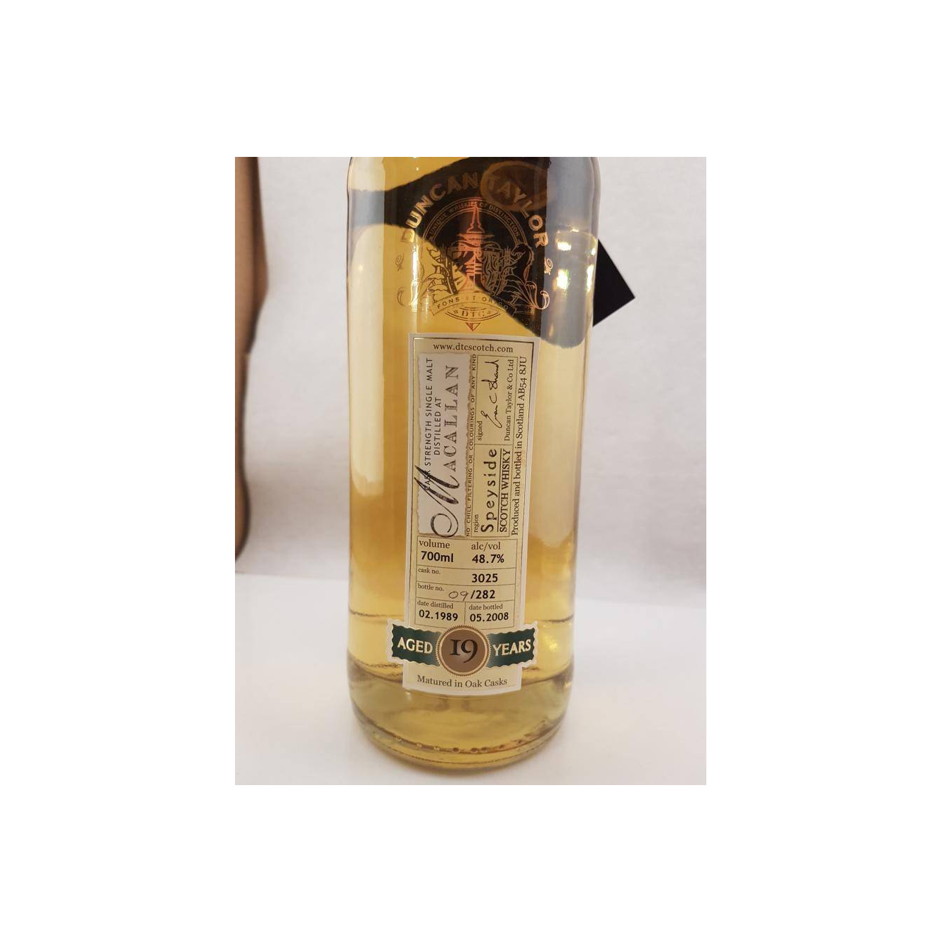 The Macallan Rare Auld 1989 19 Years Single Malt Whisky