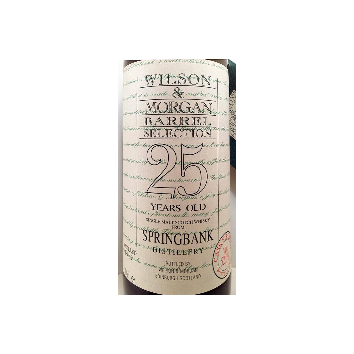 Springbank 1969 25 Years Single Malt Whisky 2