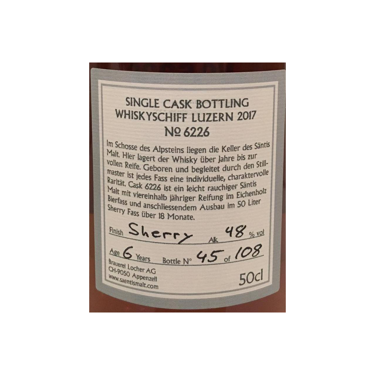 Säntis Malt 6 Years Single Malt Whisky 2