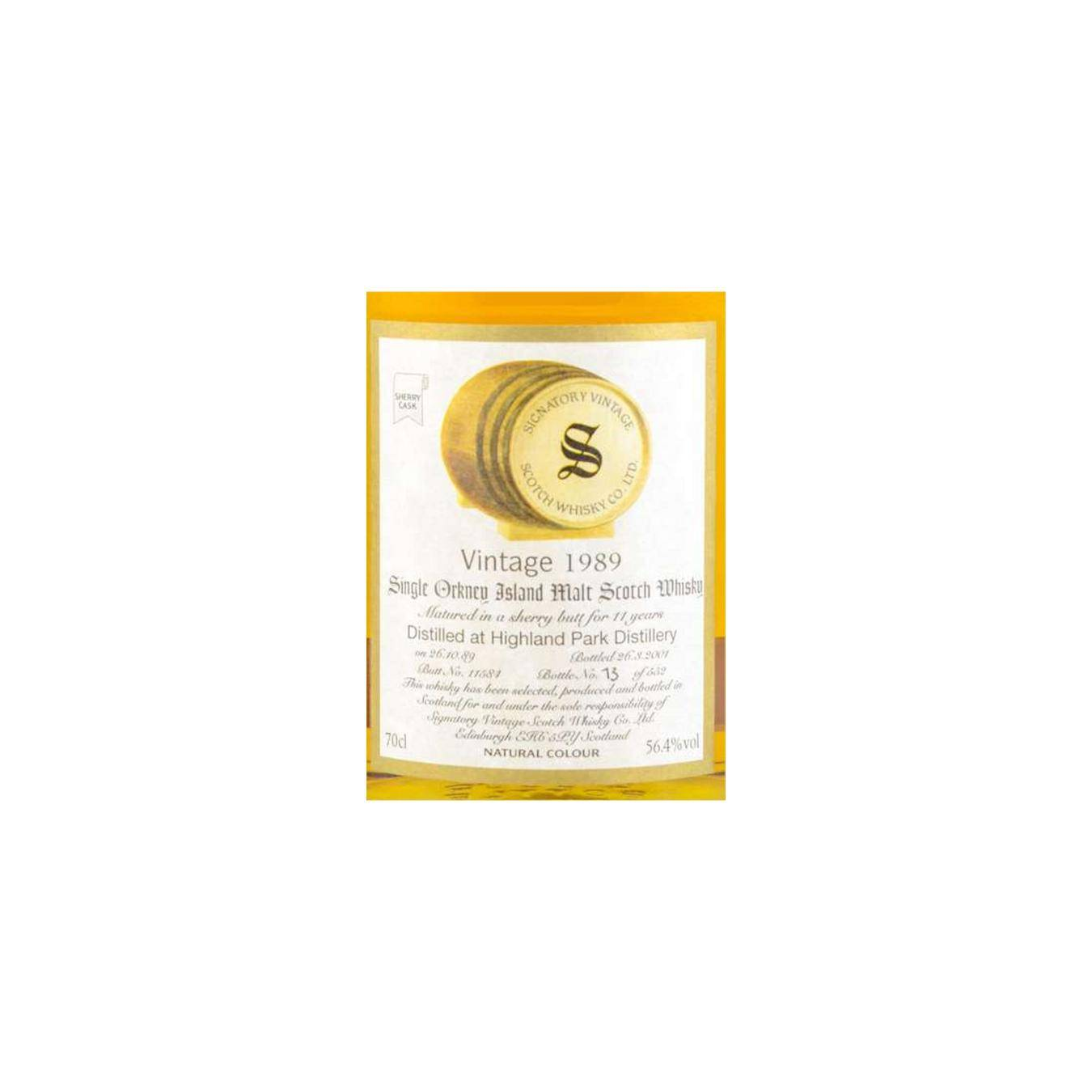 Highland Park Vintage Collection - Dumpy 1989 11 Years Single Malt Whisky