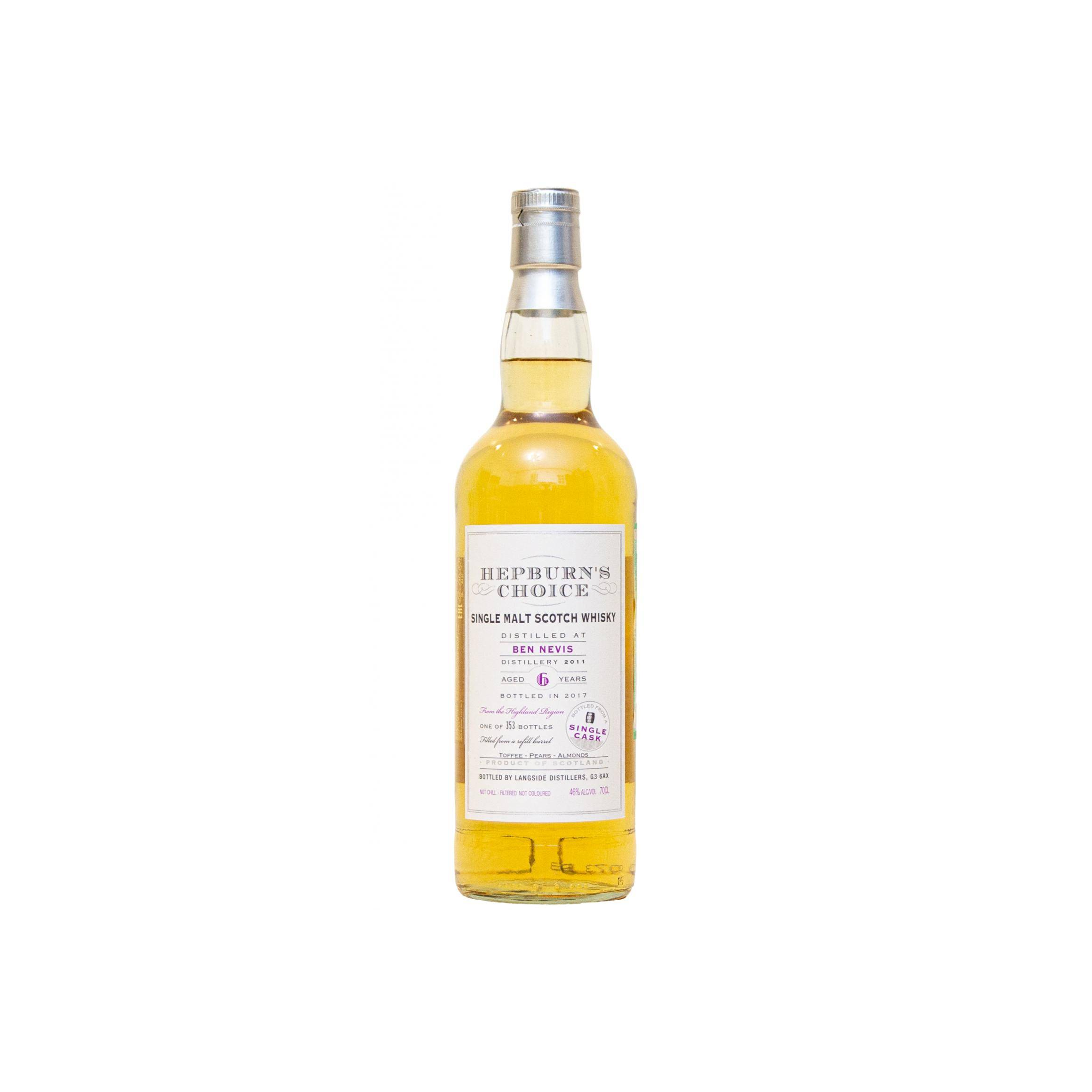 Ben Nevis 2011 6 Years Single Malt Whisky
