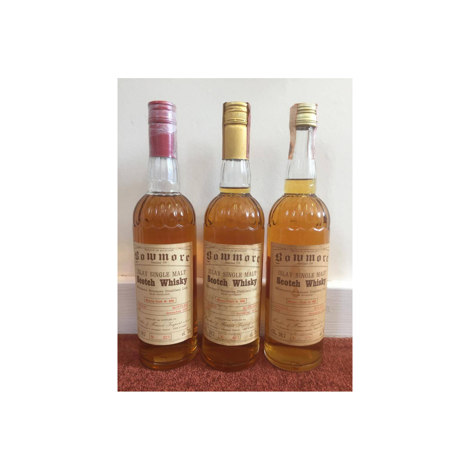 Bowmore 1968 9 Years Single Malt Whisky 3