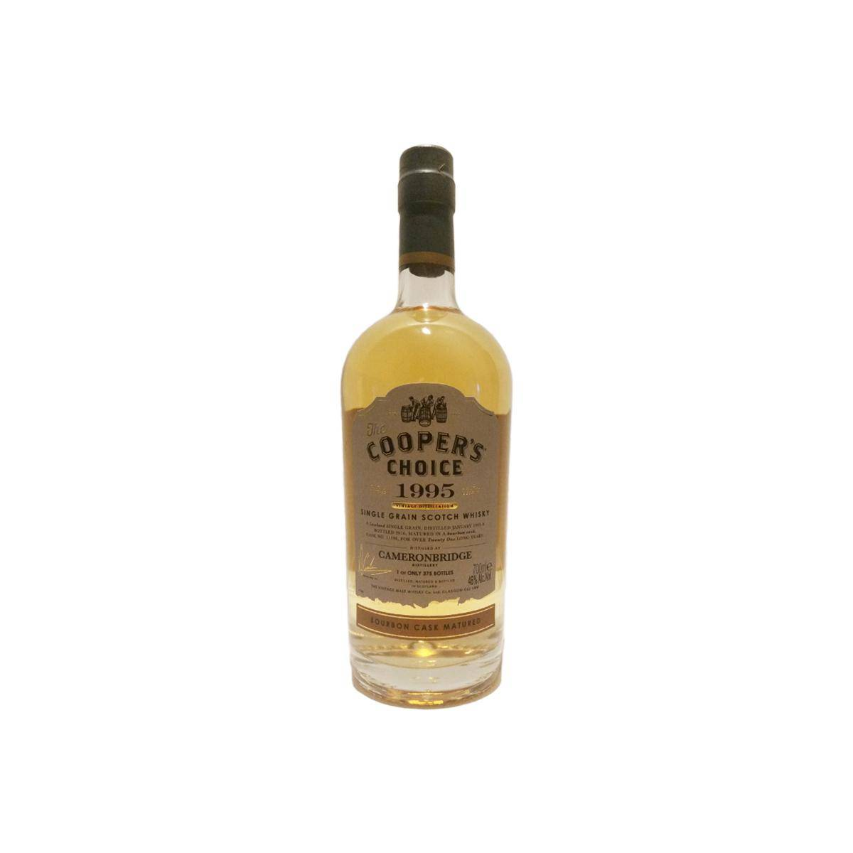 Cameronbridge The Cooper's Choice 1995 21 Years Single Grain Whisky