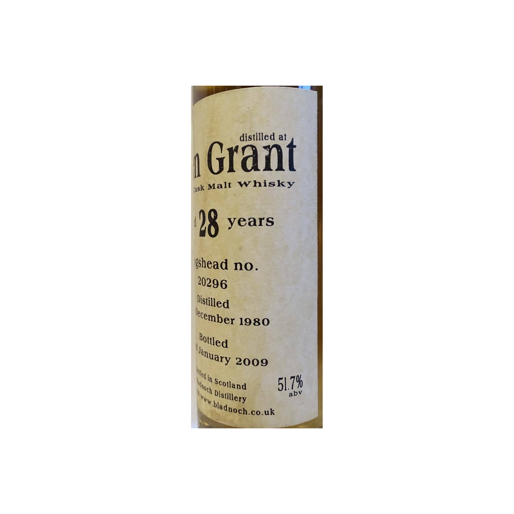 Glen Grant 1980 28 Years Single Malt Whisky 3