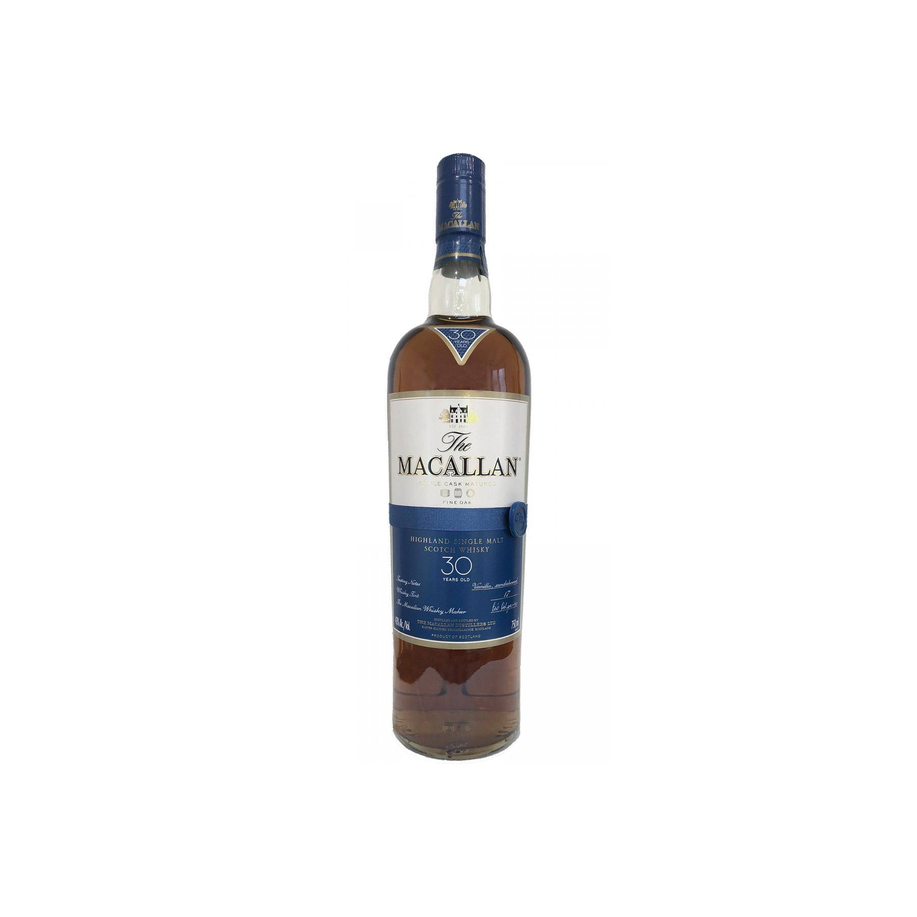 The Macallan 30 Years Single Malt Whisky
