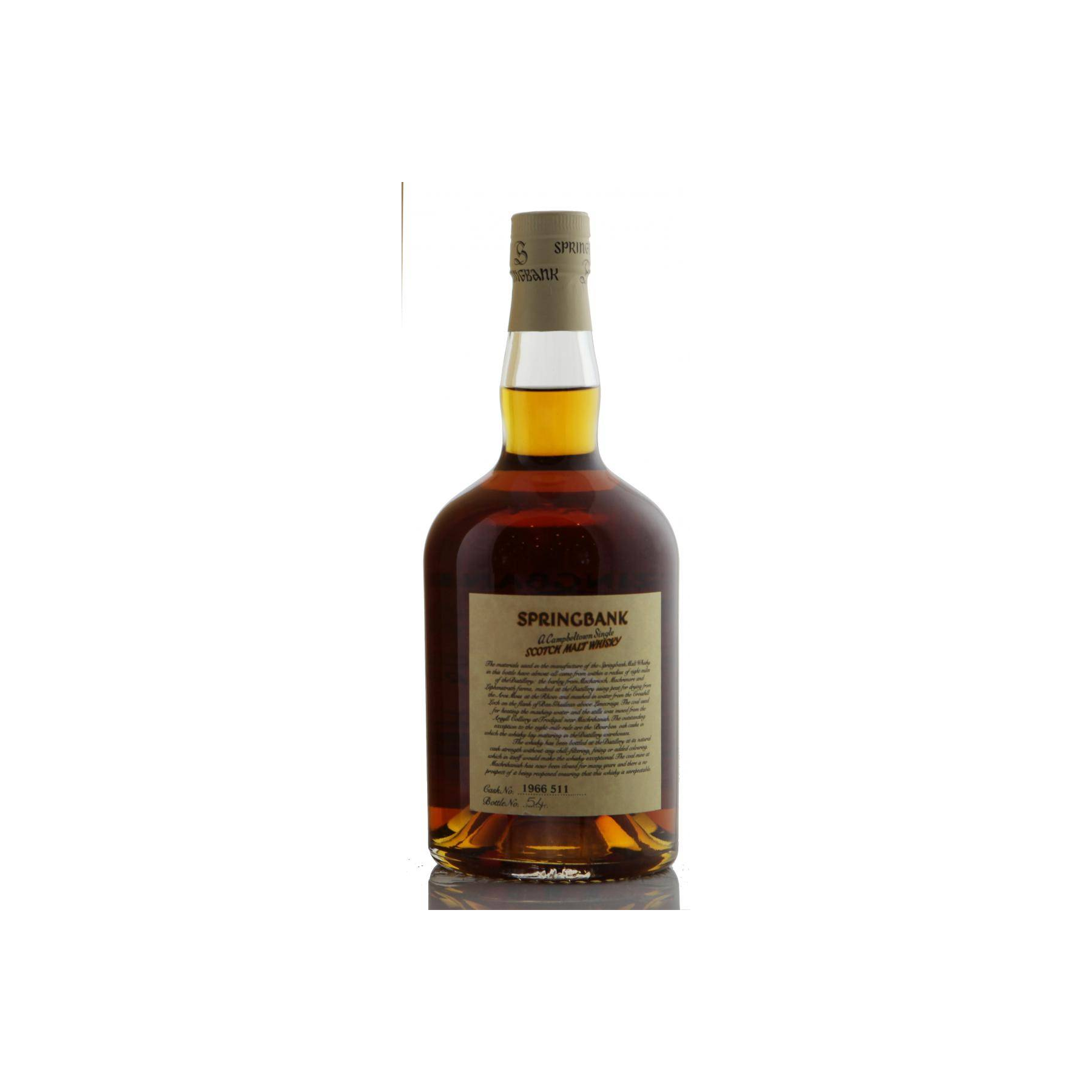 Springbank 1966 34 Years Single Malt Whisky 2