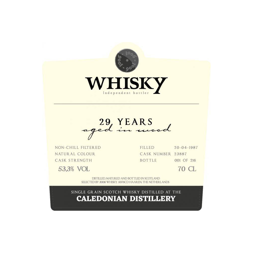 Caledonian 1987 29 Years Single Grain Whisky 2