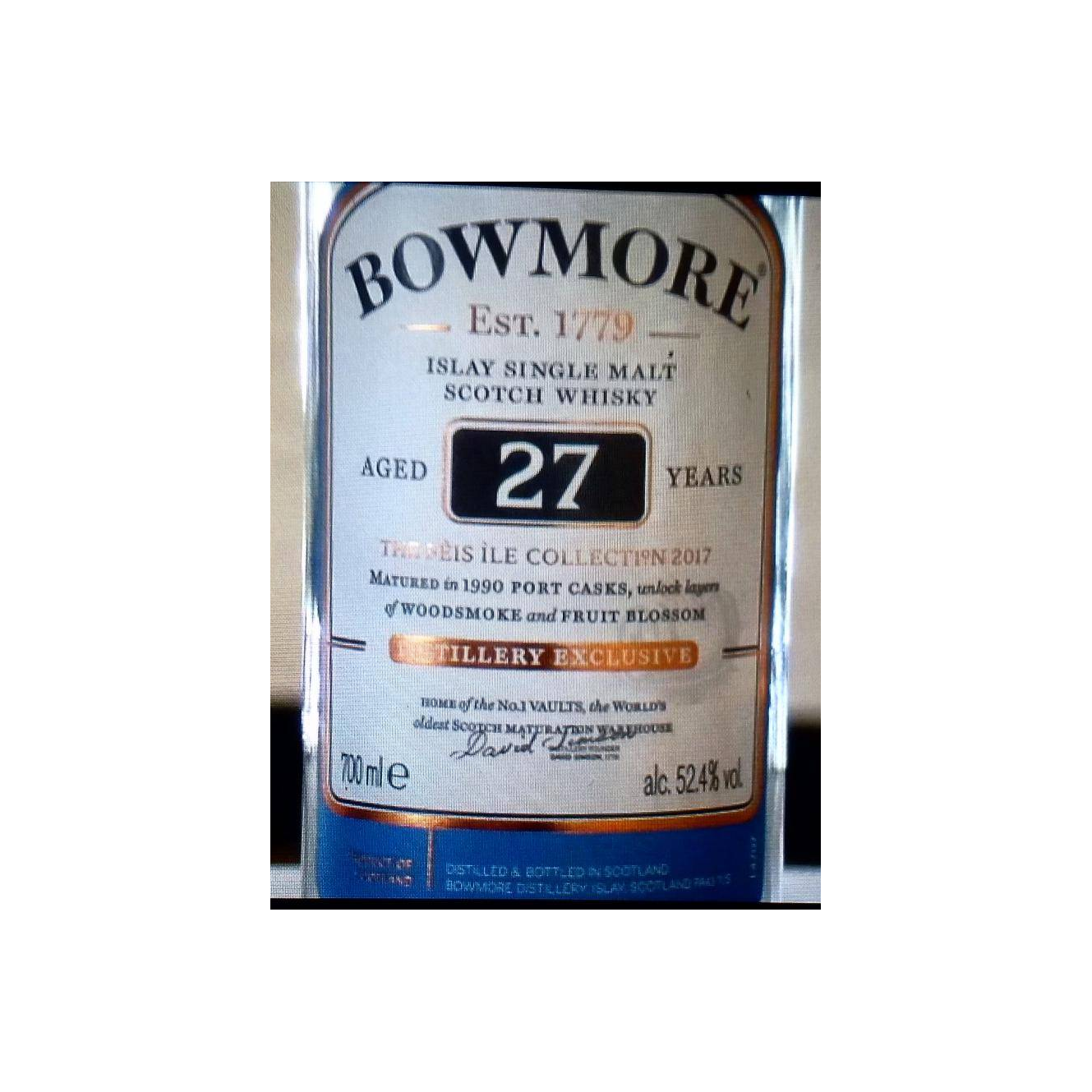 Bowmore 1990 27 Years Single Malt Whisky 2
