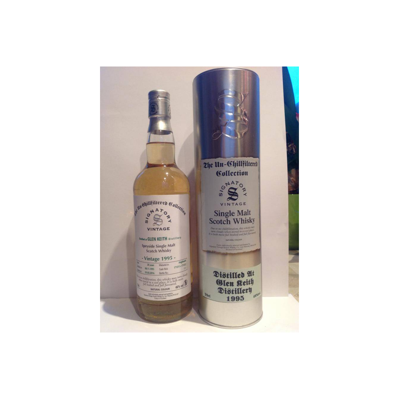 Glen Keith The Un-Chillfiltered Collection 1995 20 Years Single Malt Whisky 2